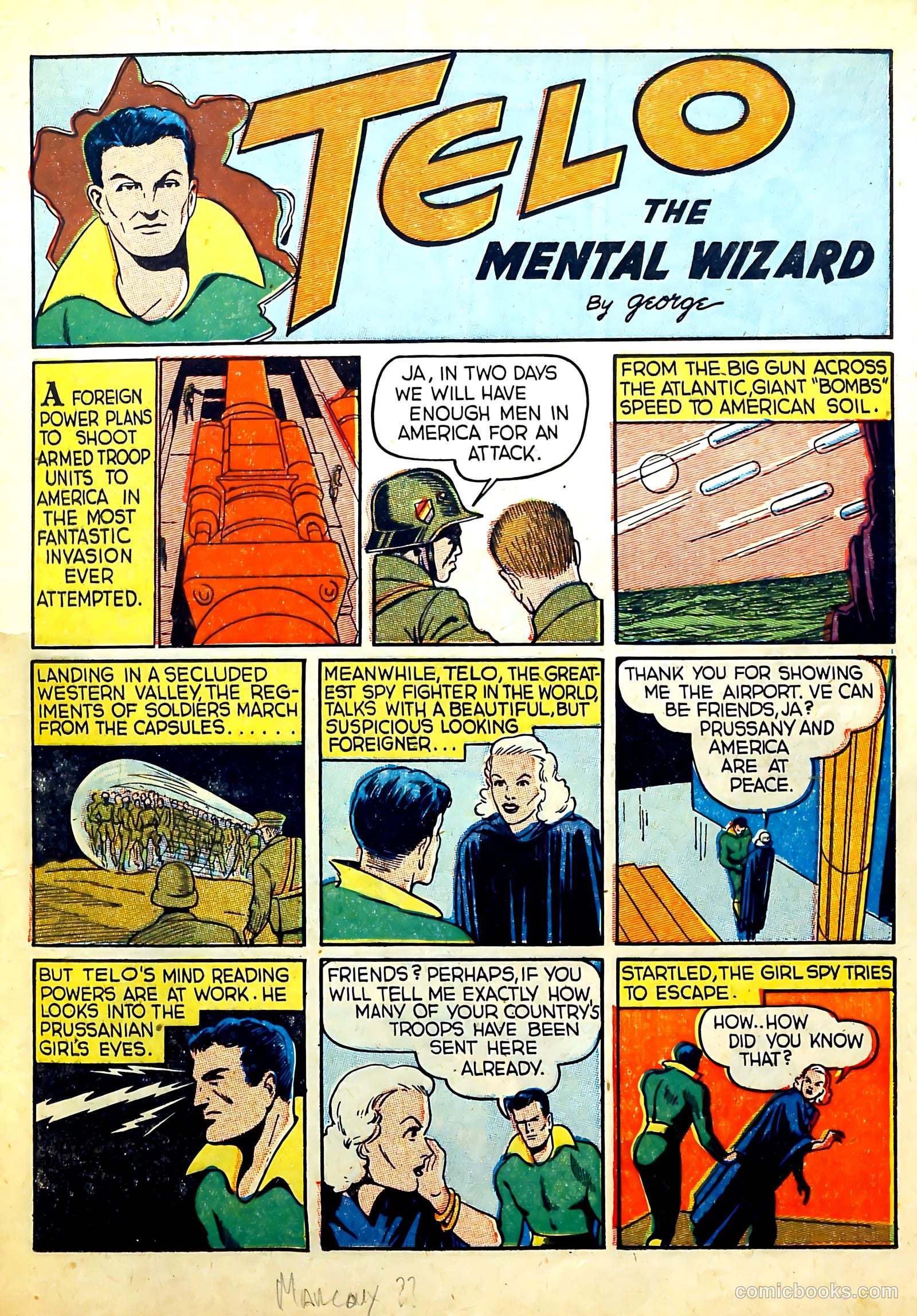 Captain Flight Comics #3 (1944) — page 19 of 53
