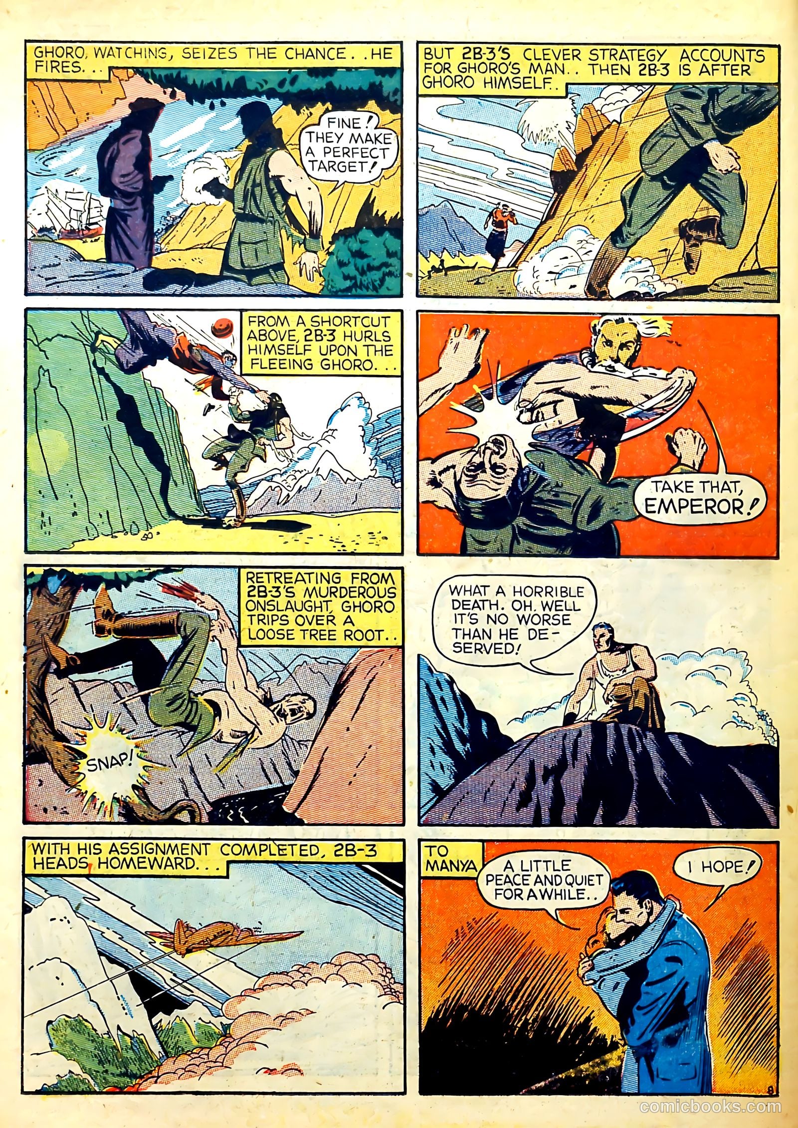 Captain Flight Comics #3 (1944) — page 38 of 53