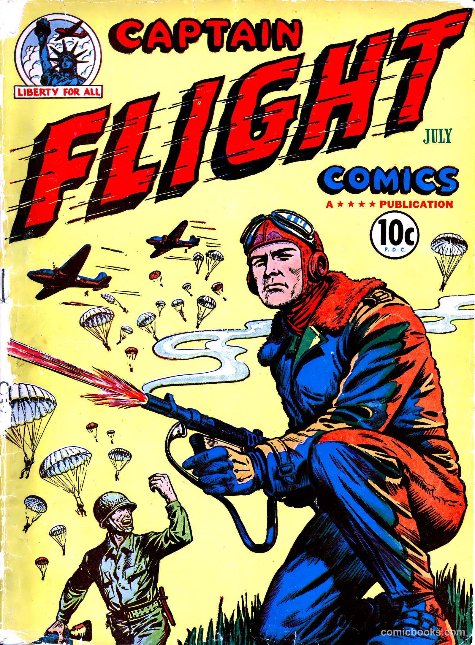 Captain Flight Comics #3 (1944) — page 53 of 53