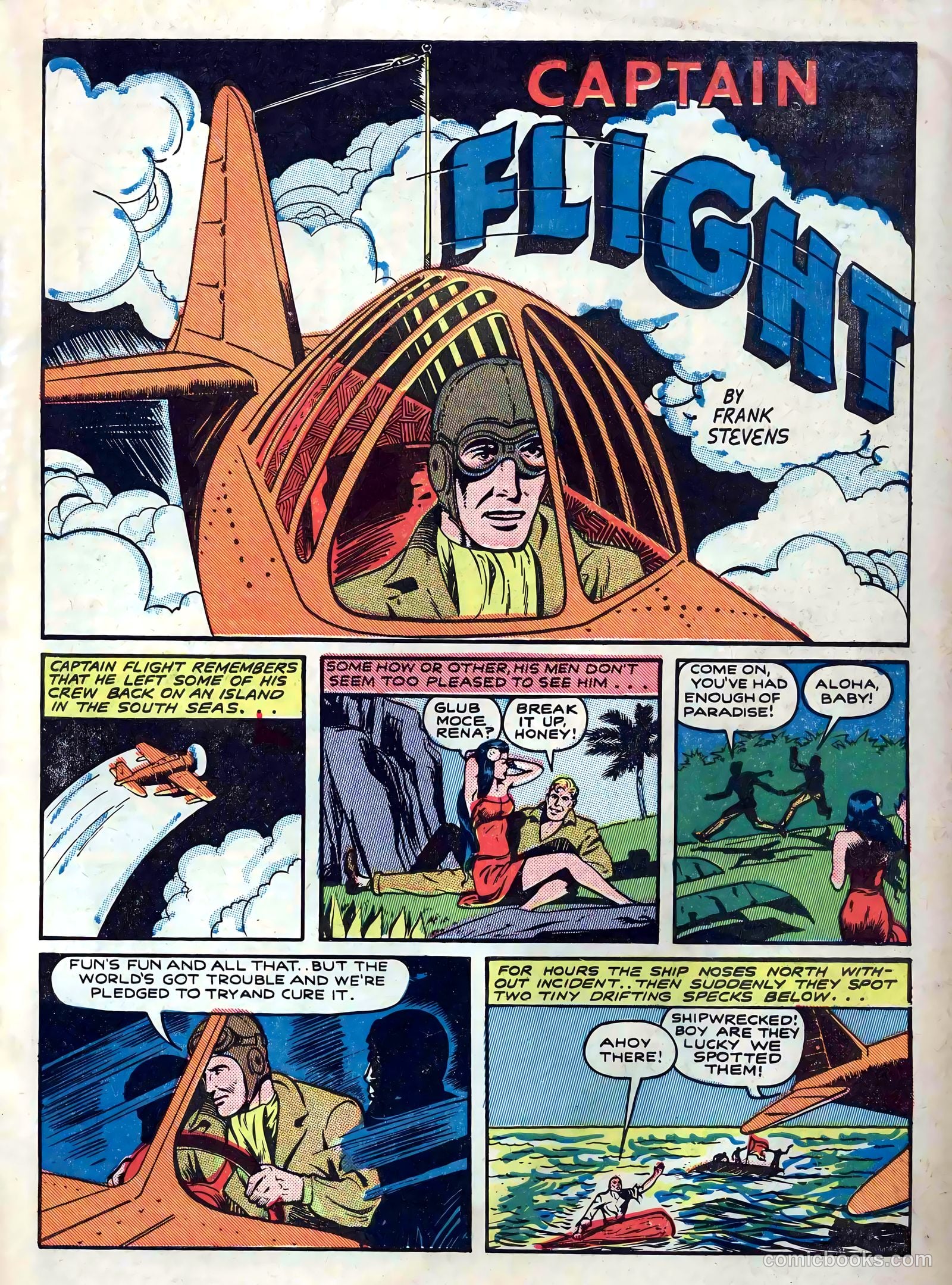Captain Flight Comics #4 (1944) — page 3 of 52