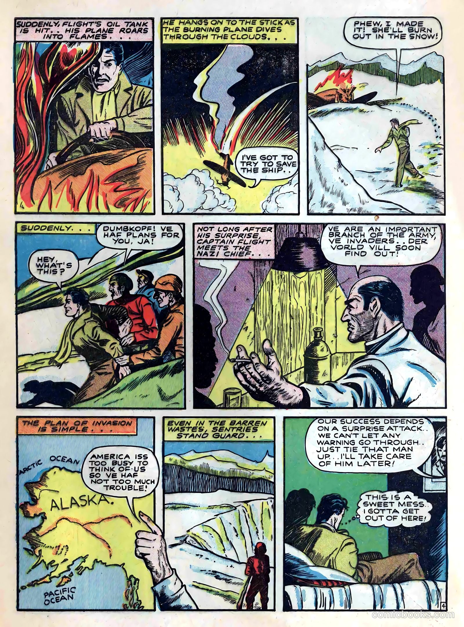 Captain Flight Comics #4 (1944) — page 6 of 52