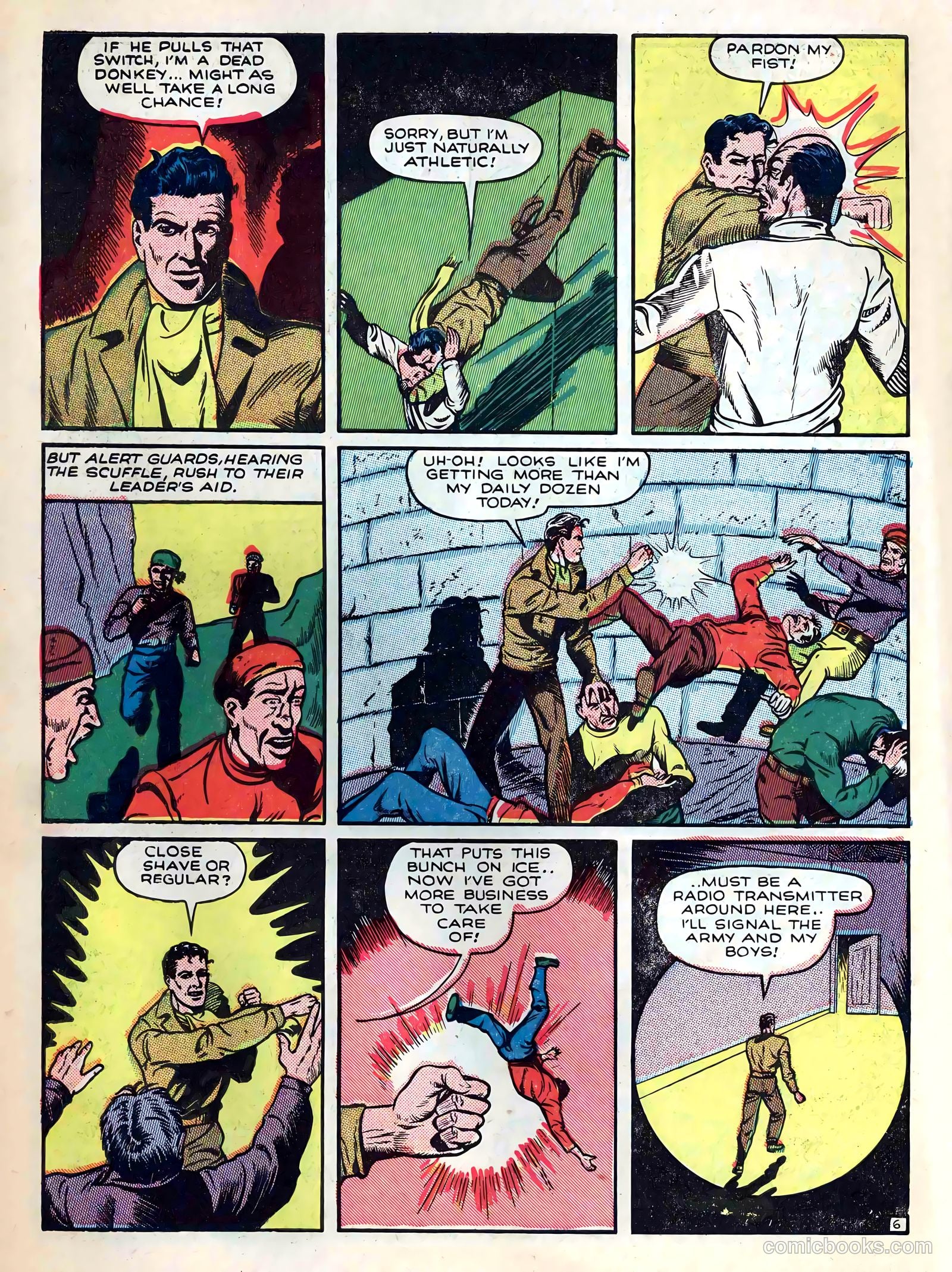 Captain Flight Comics #4 (1944) — page 8 of 52