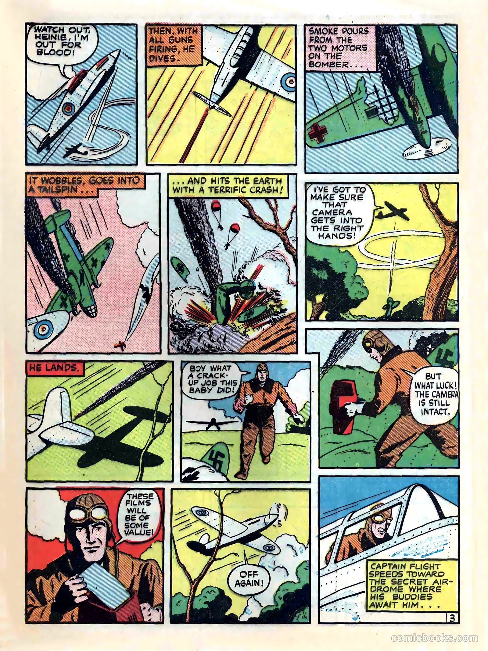 Captain Flight Comics #4 (1944) — page 12 of 52