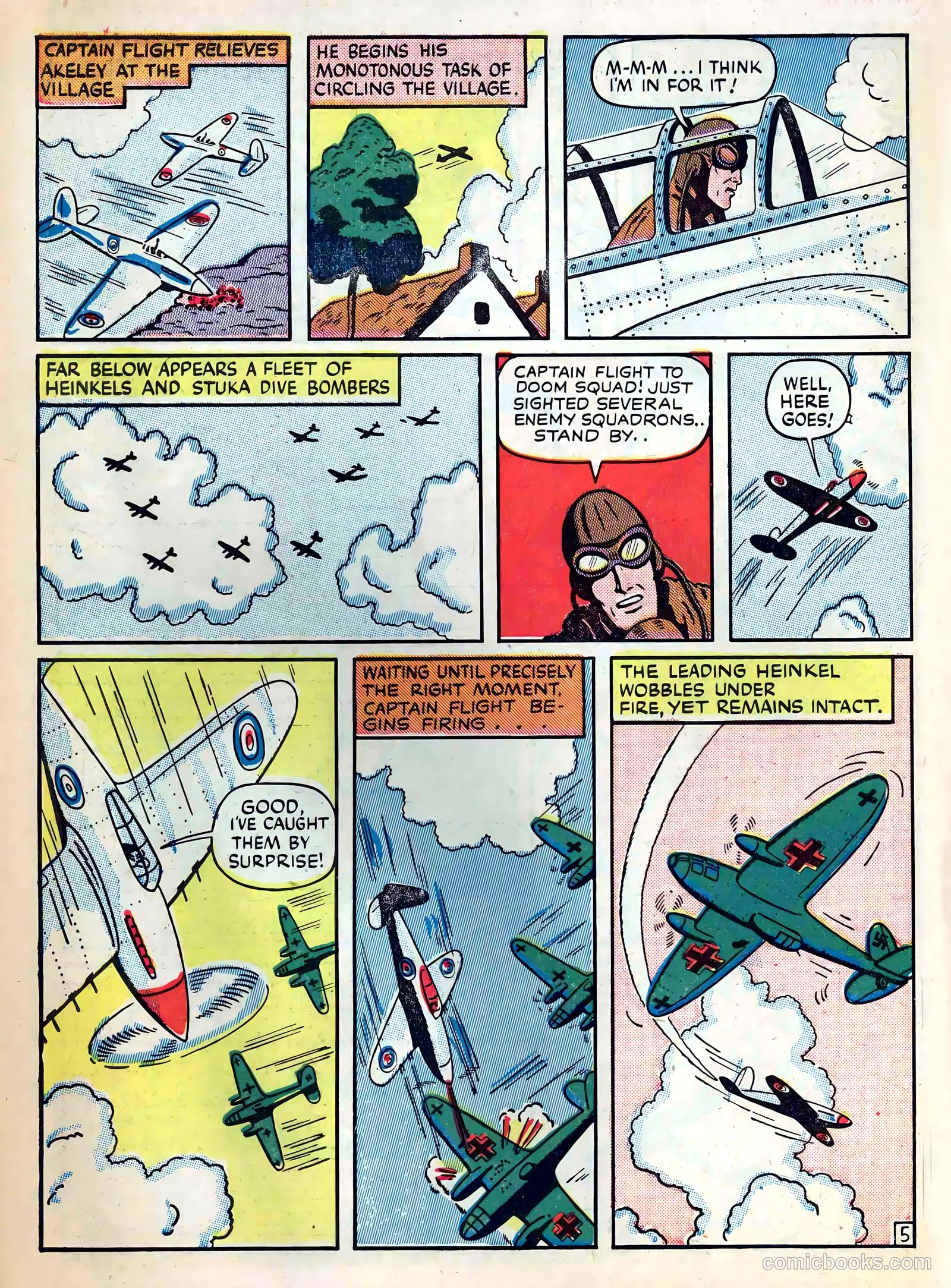 Captain Flight Comics #4 (1944) — page 14 of 52