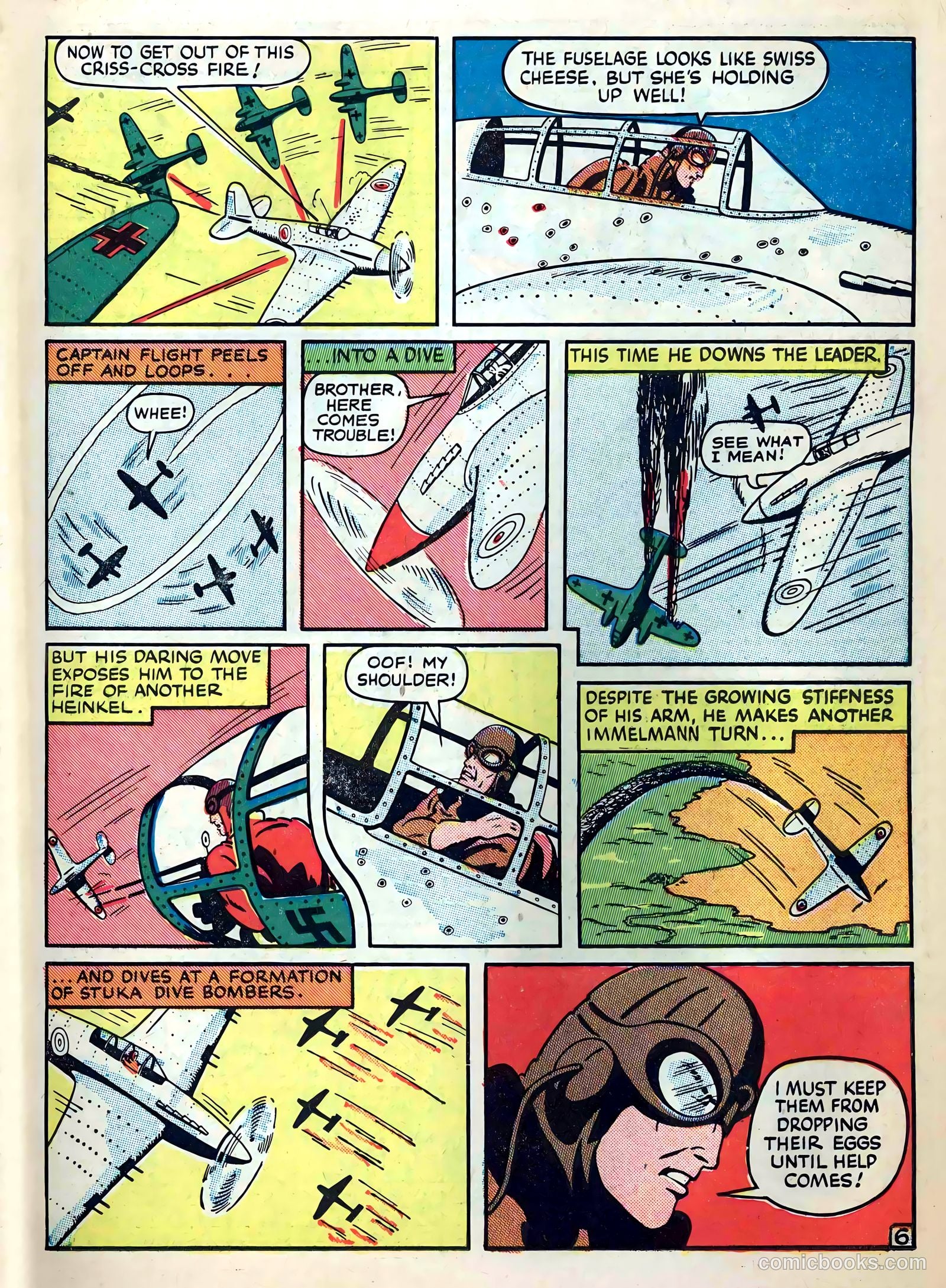 Captain Flight Comics #4 (1944) — page 15 of 52