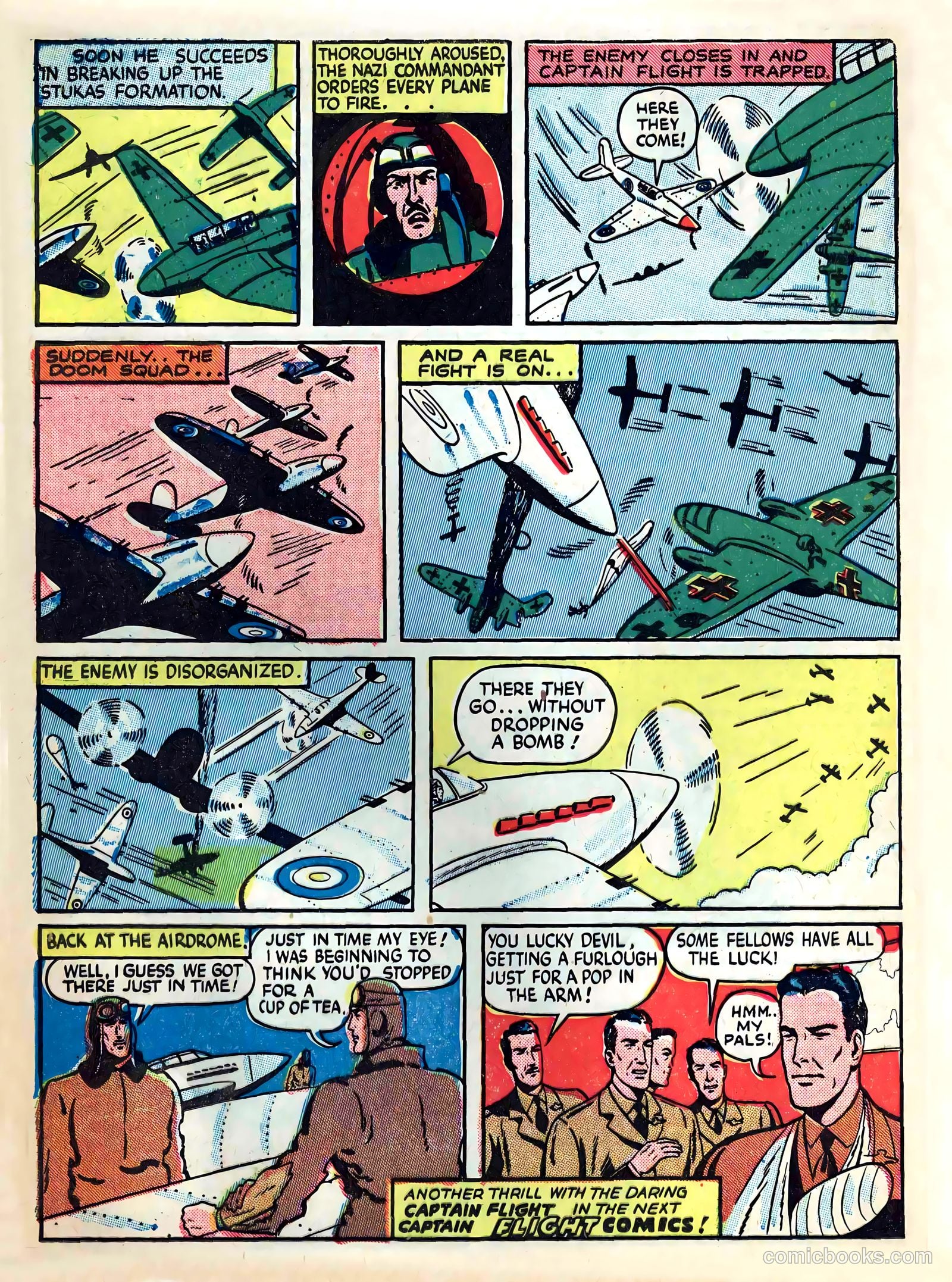 Captain Flight Comics #4 (1944) — page 16 of 52