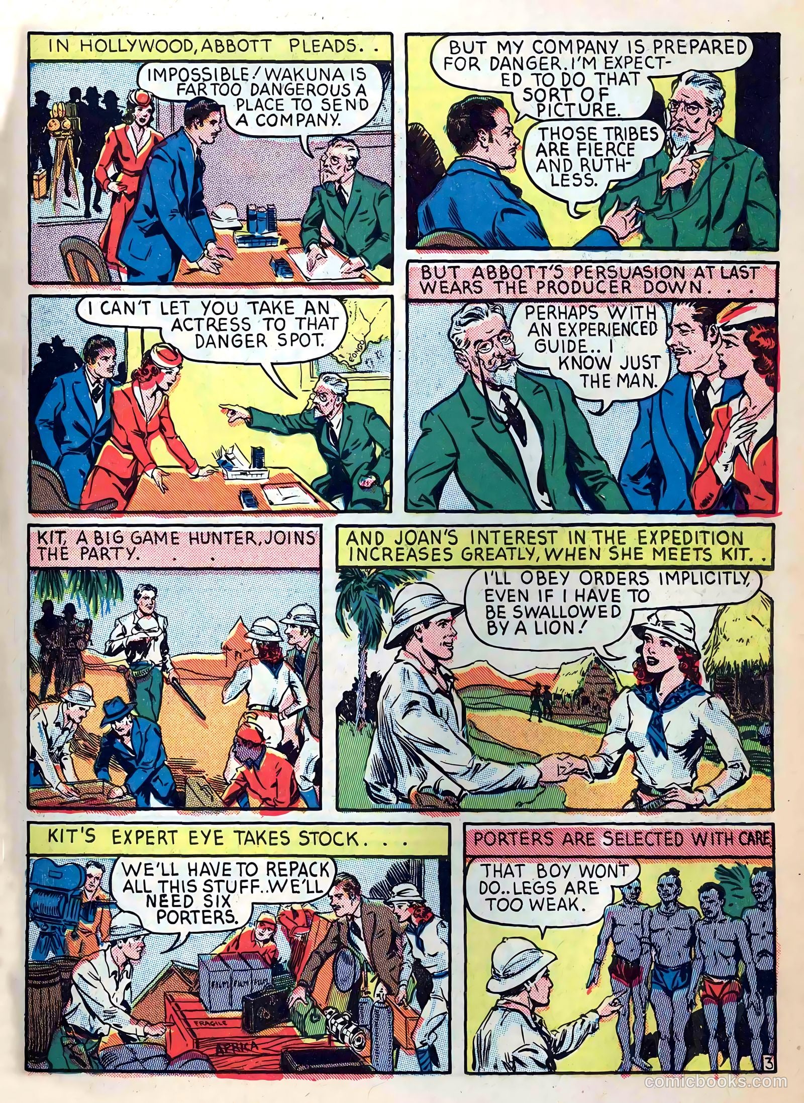 Captain Flight Comics #4 (1944) — page 21 of 52
