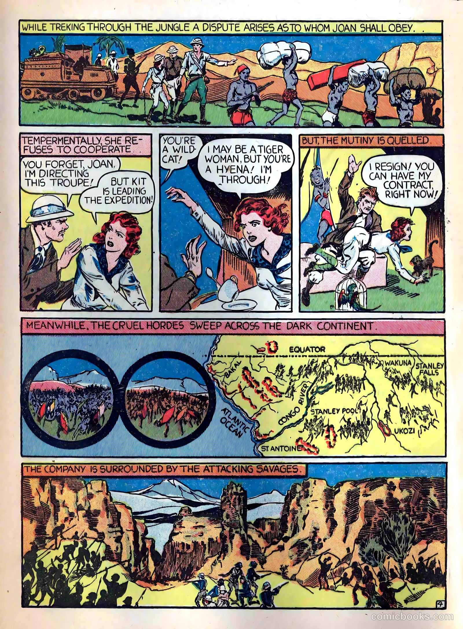 Captain Flight Comics #4 (1944) — page 22 of 52