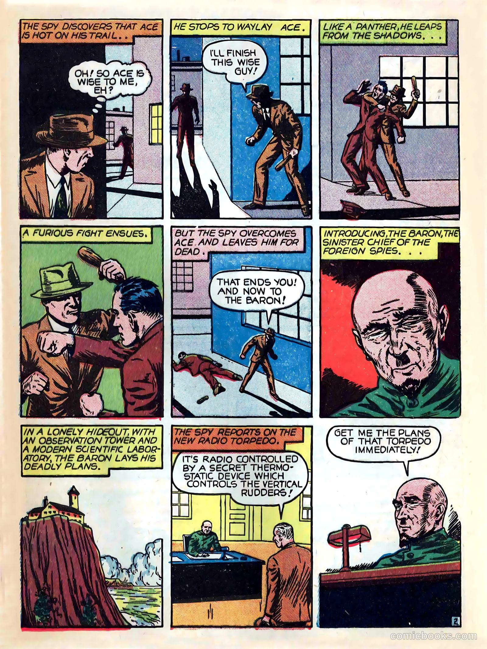 Captain Flight Comics #4 (1944) — page 34 of 52