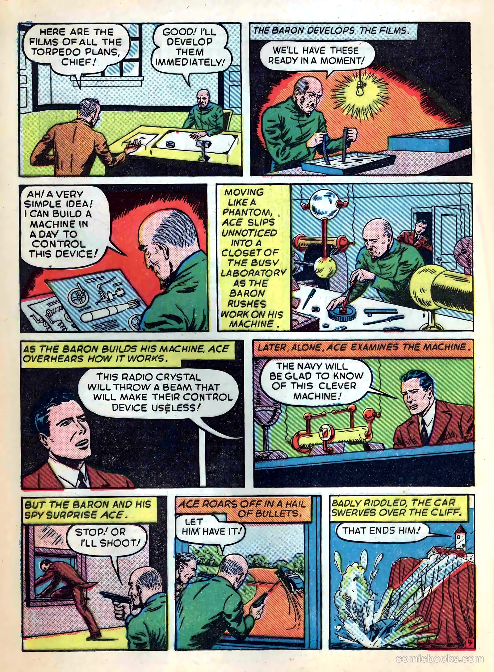 Captain Flight Comics #4 (1944) — page 36 of 52