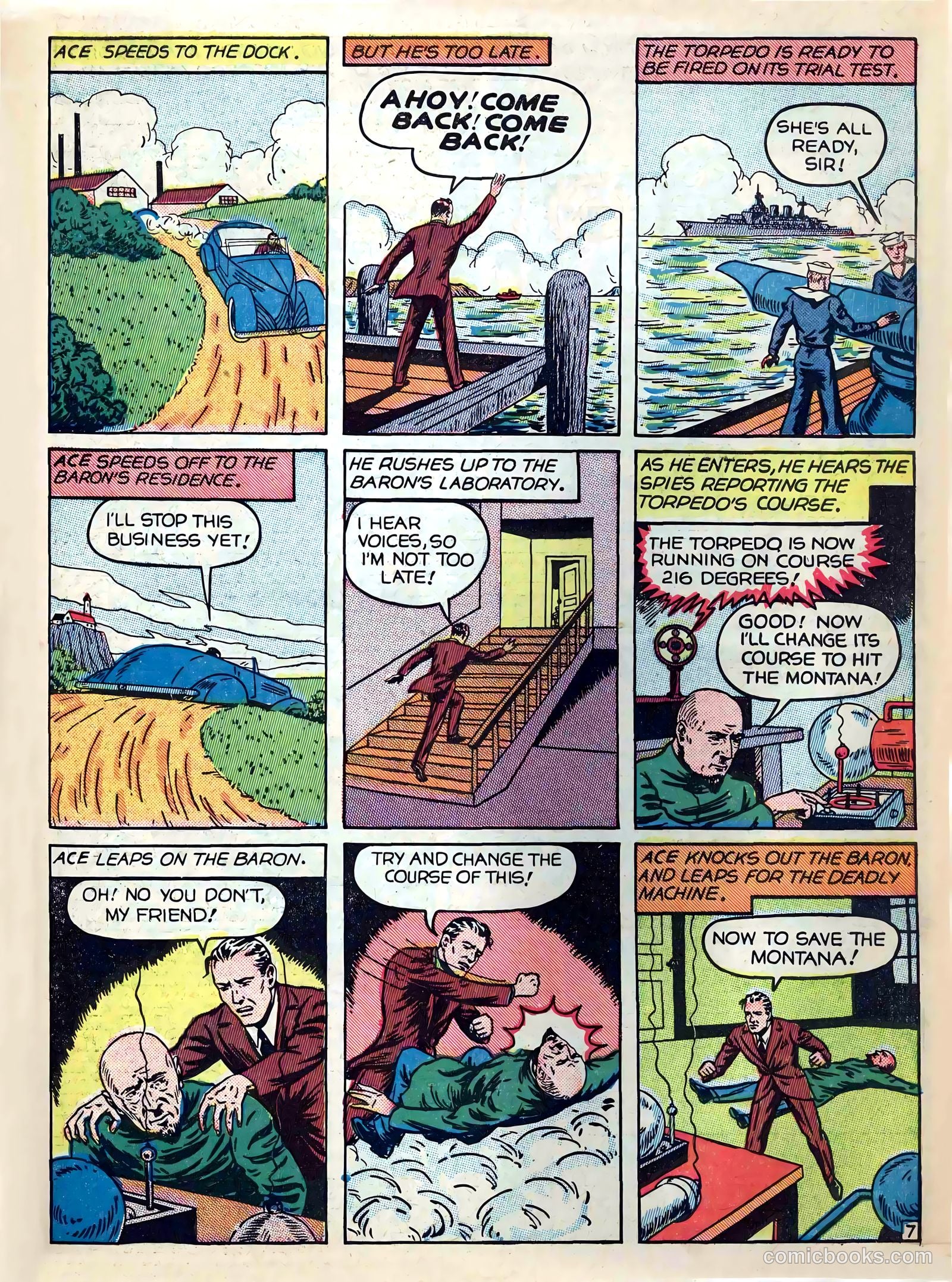 Captain Flight Comics #4 (1944) — page 39 of 52