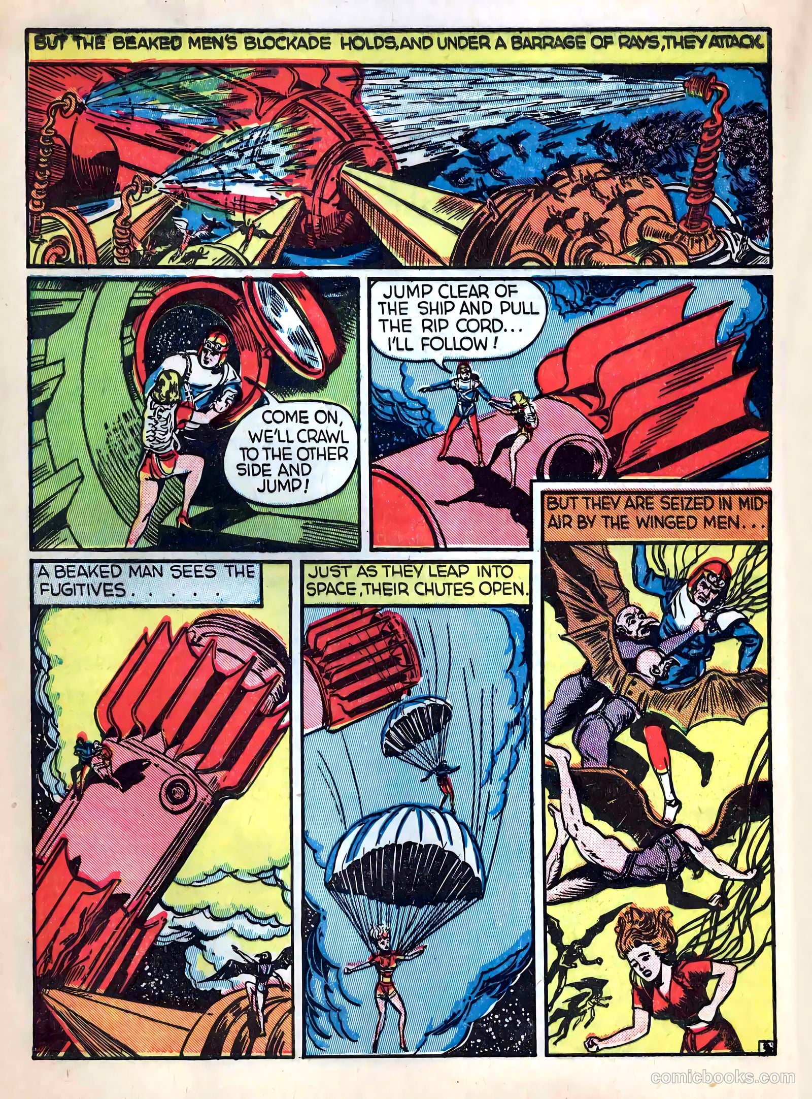 Captain Flight Comics #4 (1944) — page 46 of 52