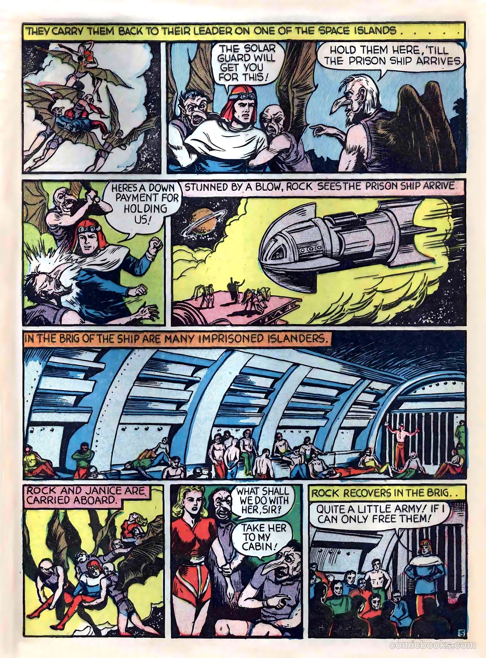 Captain Flight Comics #4 (1944) — page 47 of 52