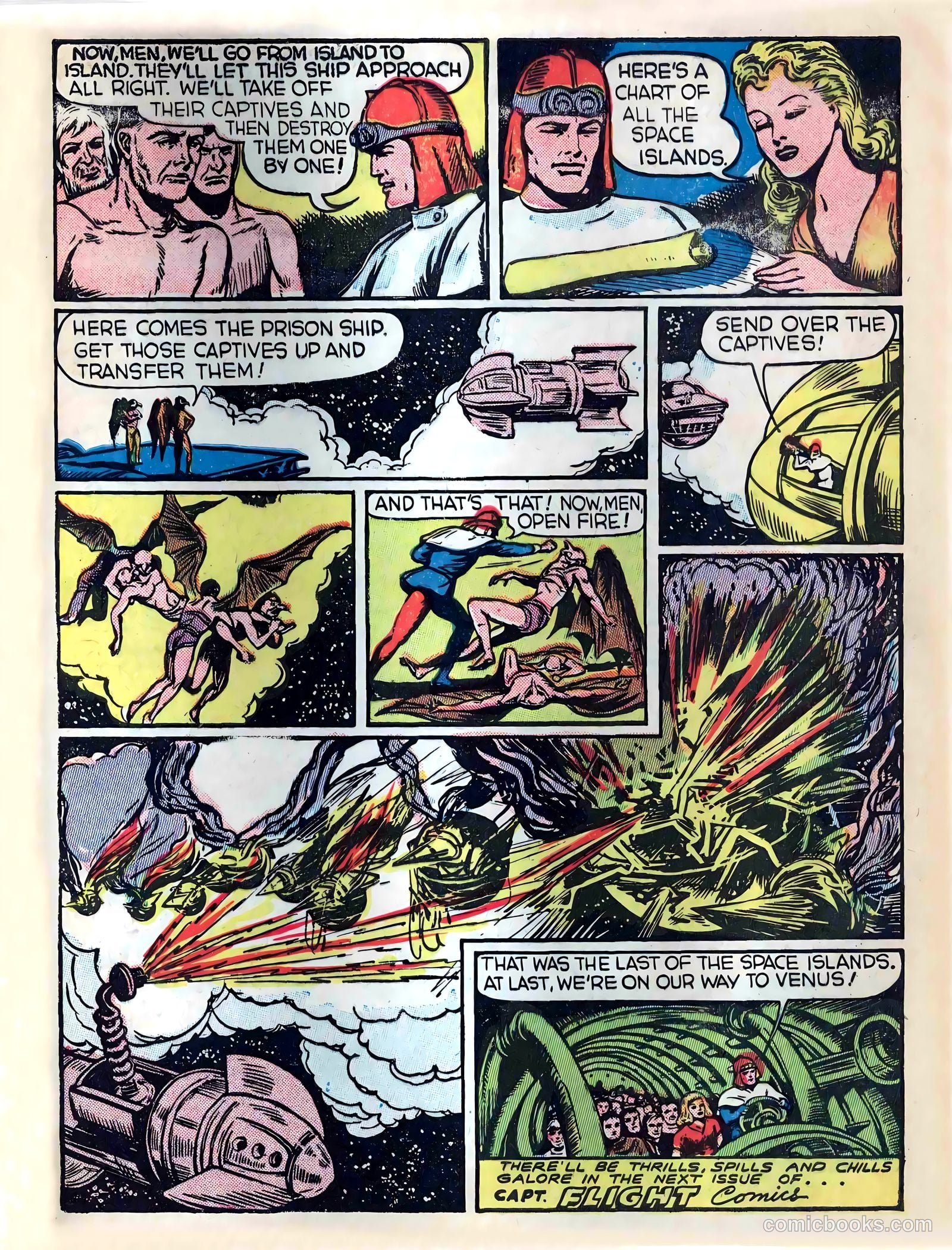 Captain Flight Comics #4 (1944) — page 49 of 52