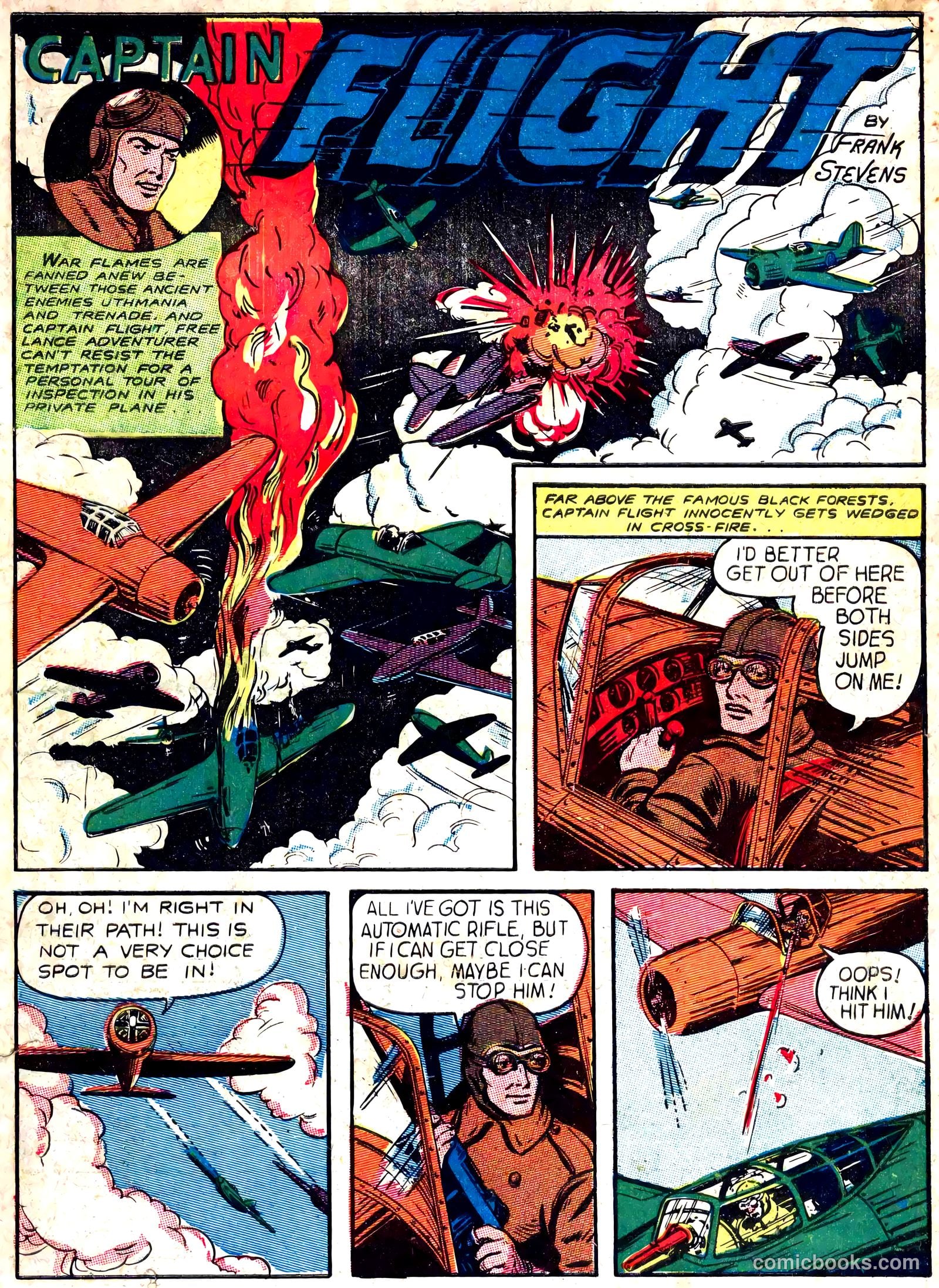 Captain Flight Comics #5 (1944) — page 3 of 51