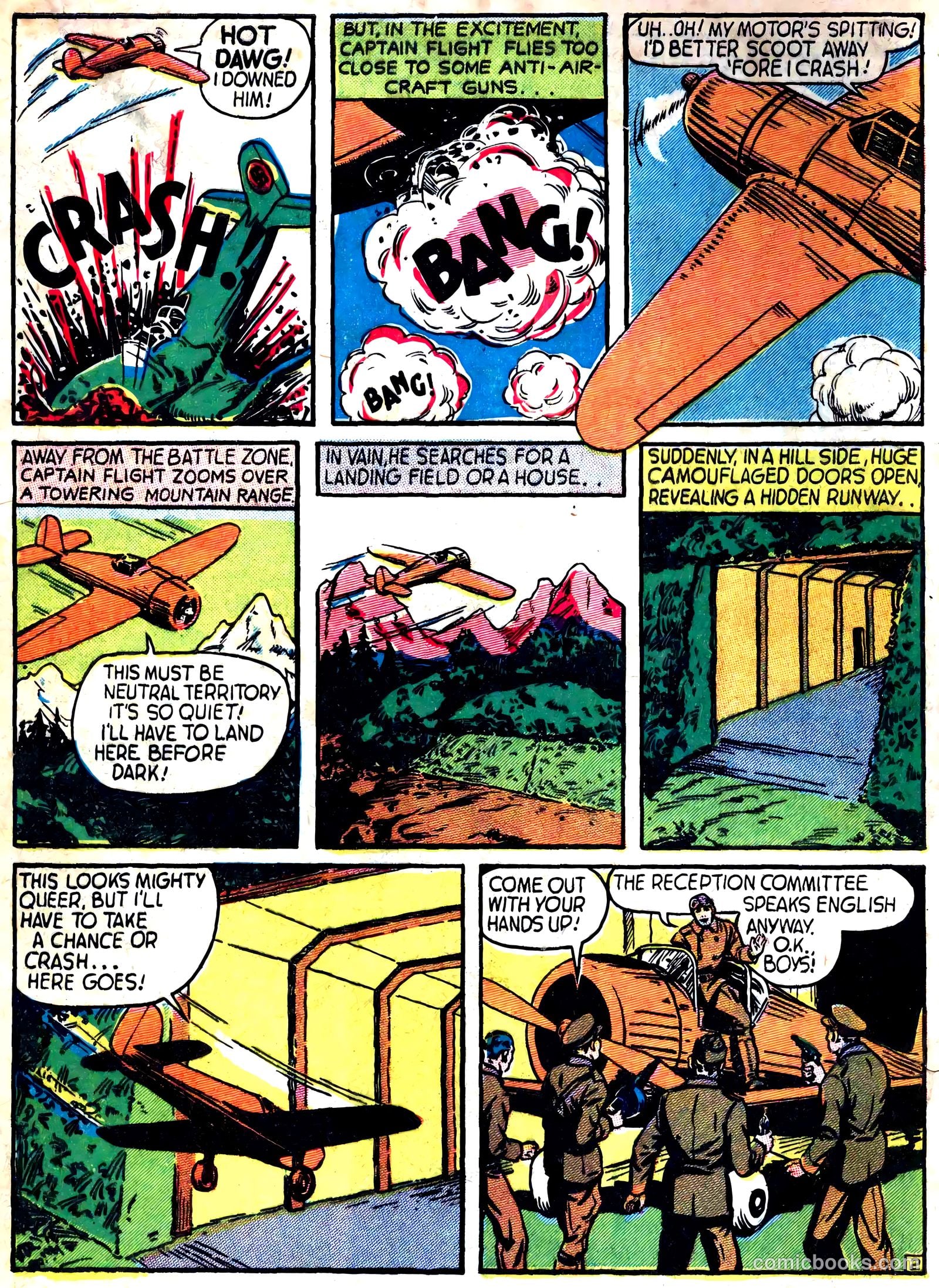 Captain Flight Comics #5 (1944) — page 4 of 51