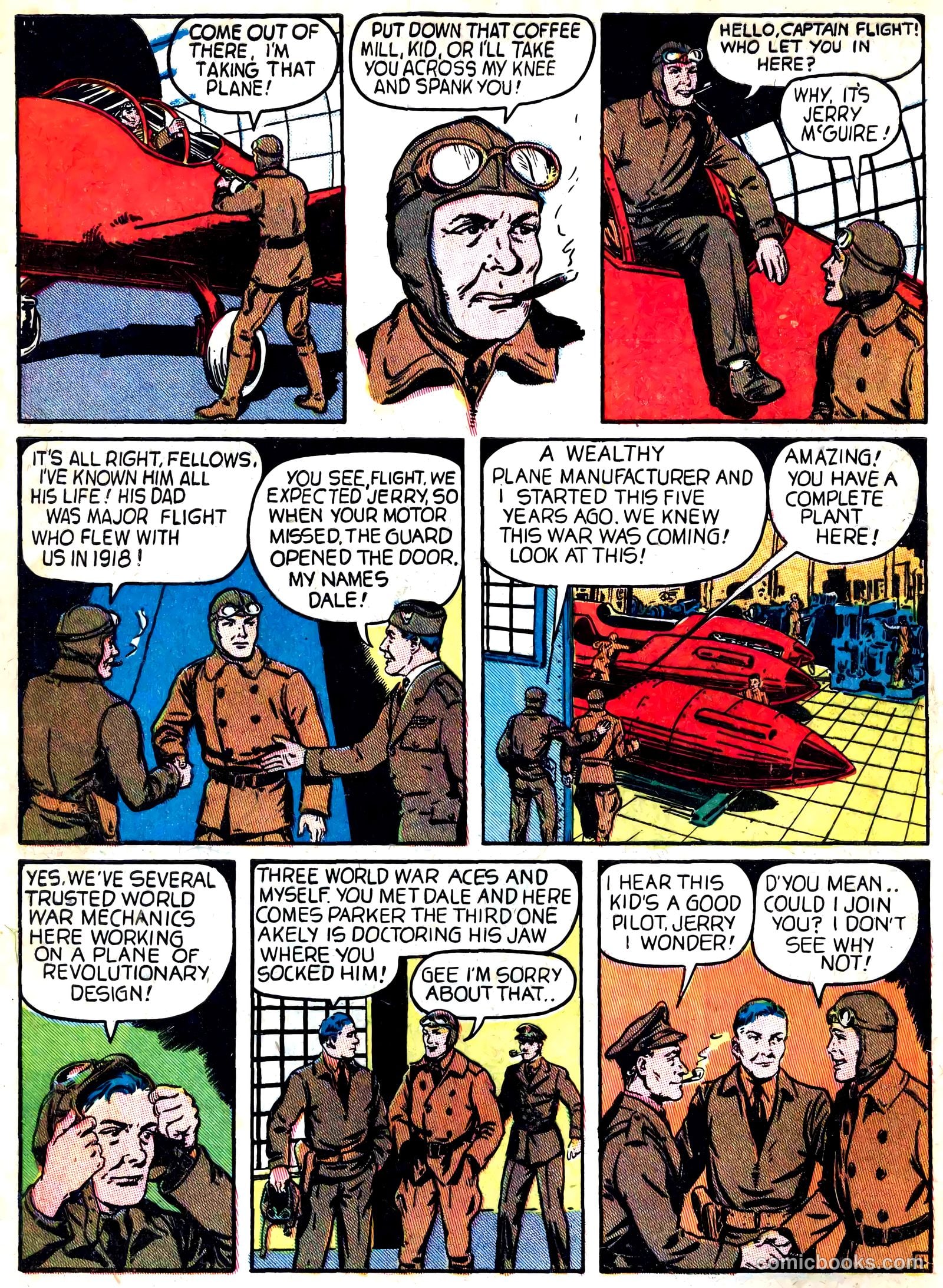 Captain Flight Comics #5 (1944) — page 6 of 51