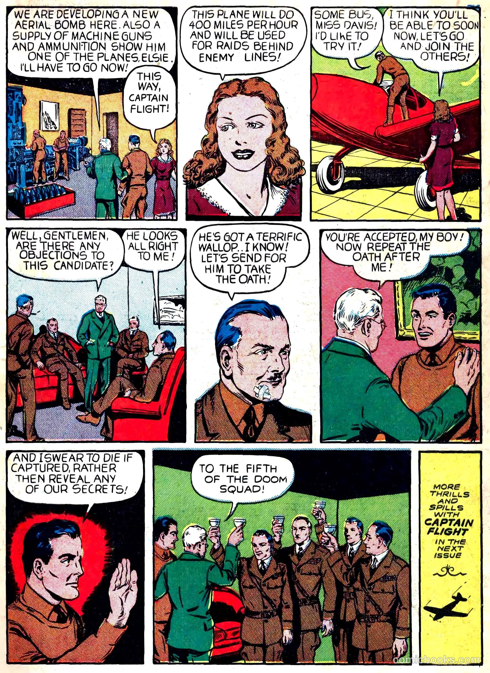 Captain Flight Comics #5 (1944) — page 9 of 51
