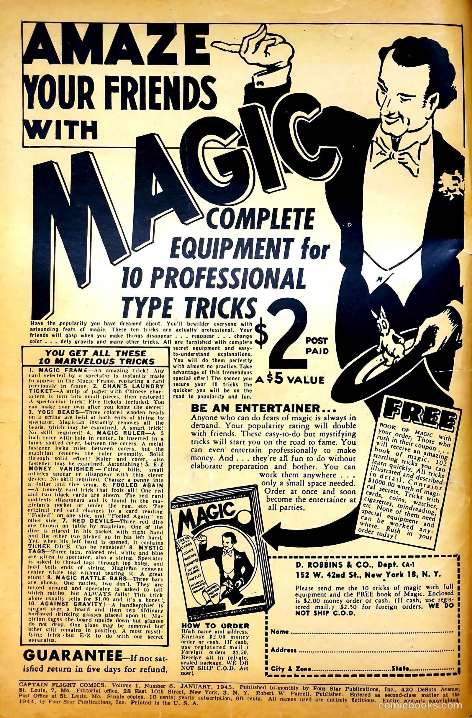 Captain Flight Comics #6 (1945) — page 2 of 53
