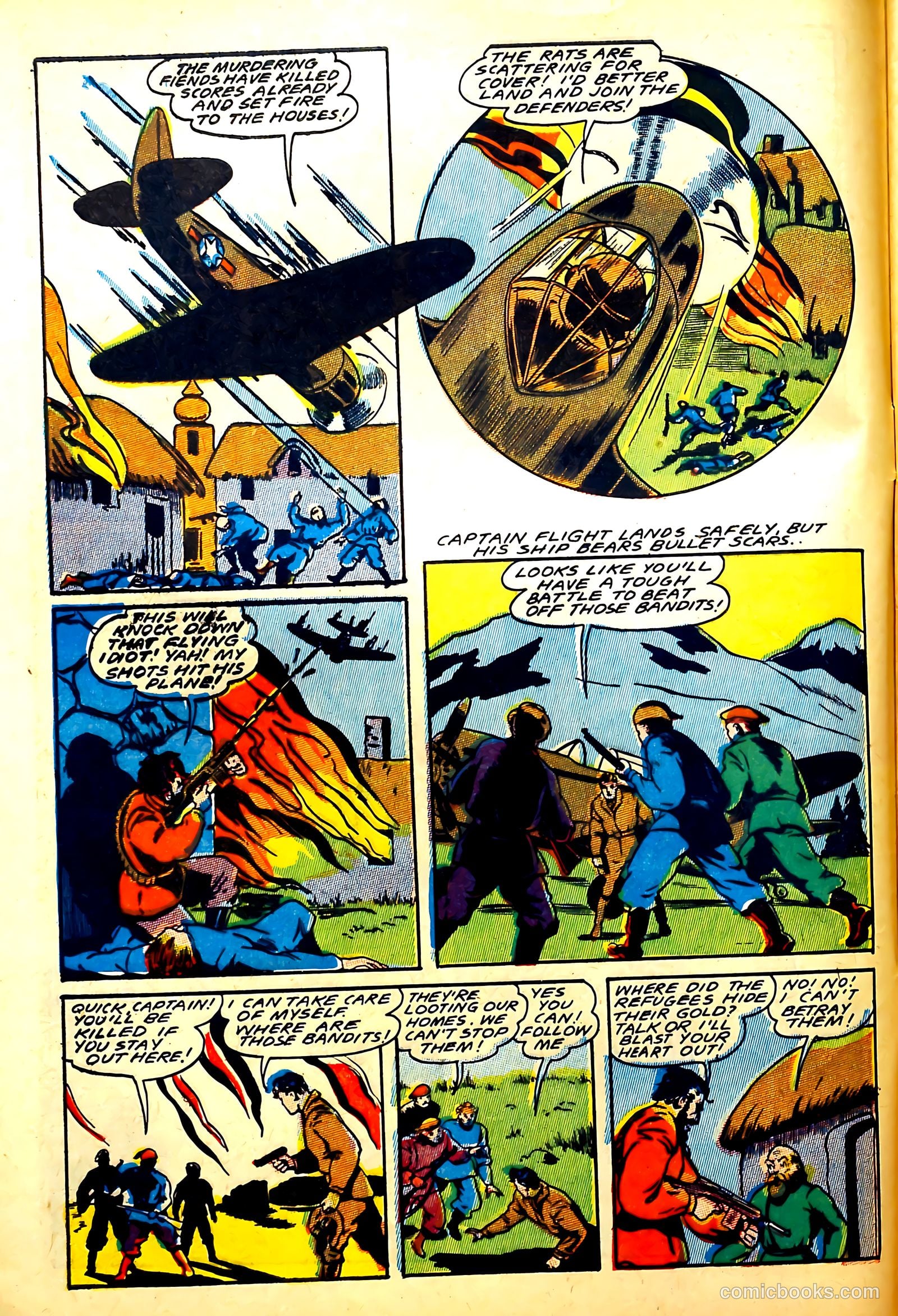 Captain Flight Comics #6 (1945) — page 6 of 53