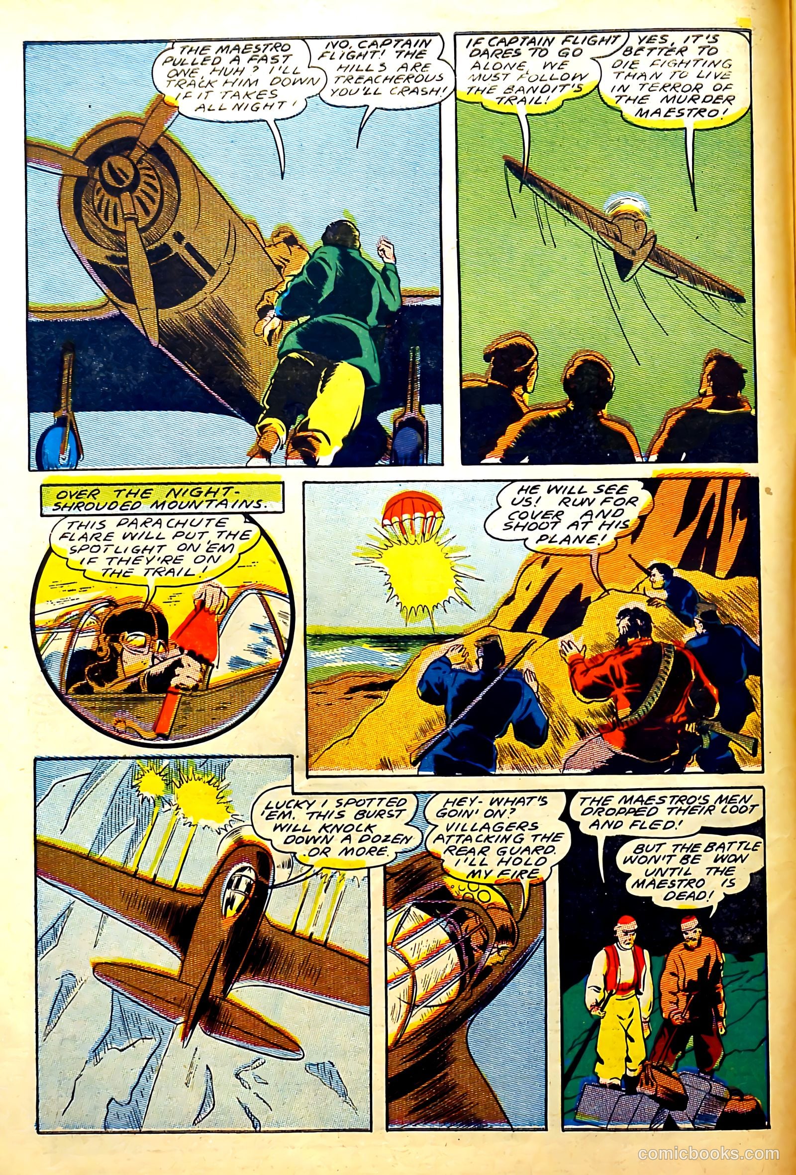 Captain Flight Comics #6 (1945) — page 8 of 53