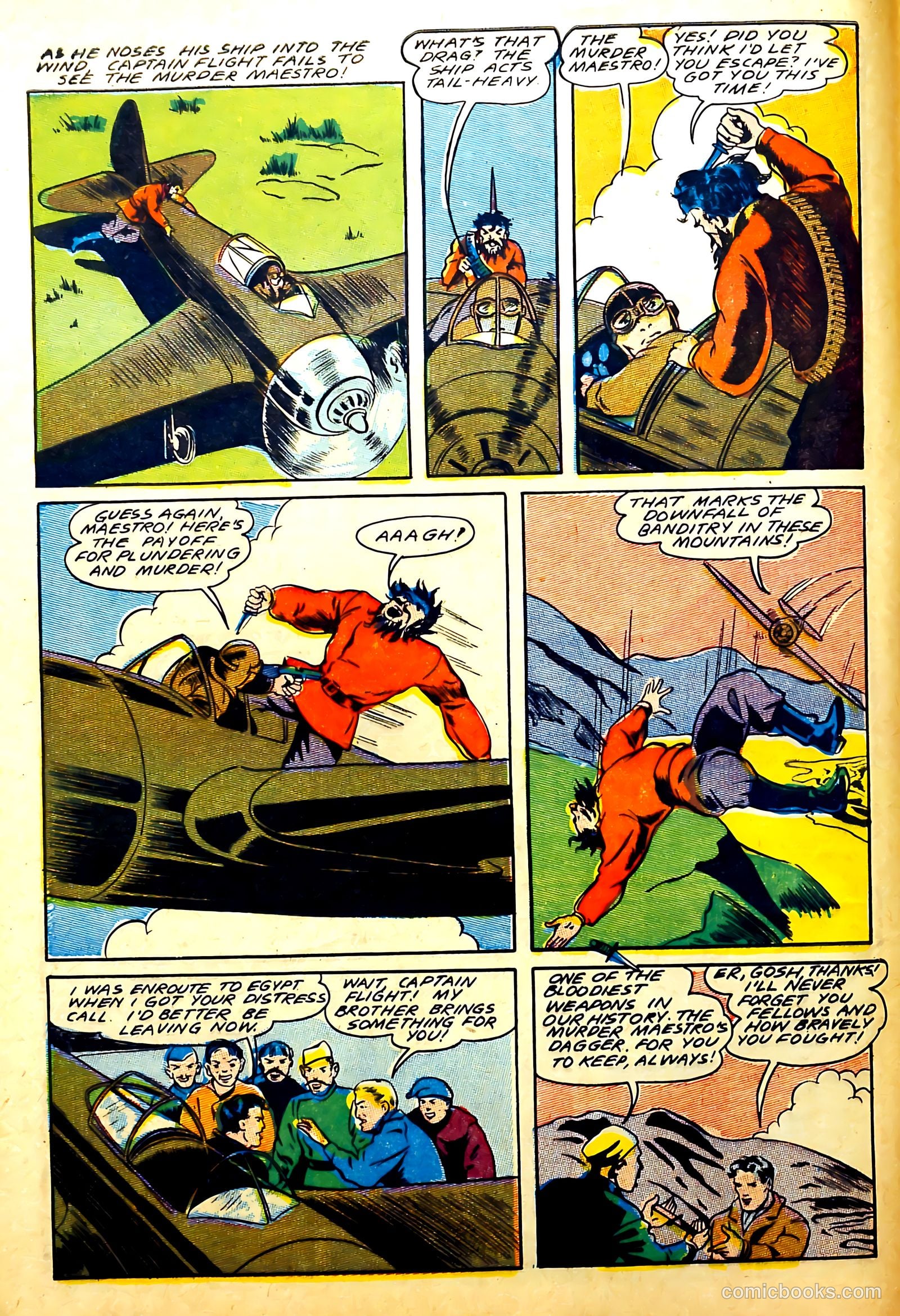 Captain Flight Comics #6 (1945) — page 10 of 53