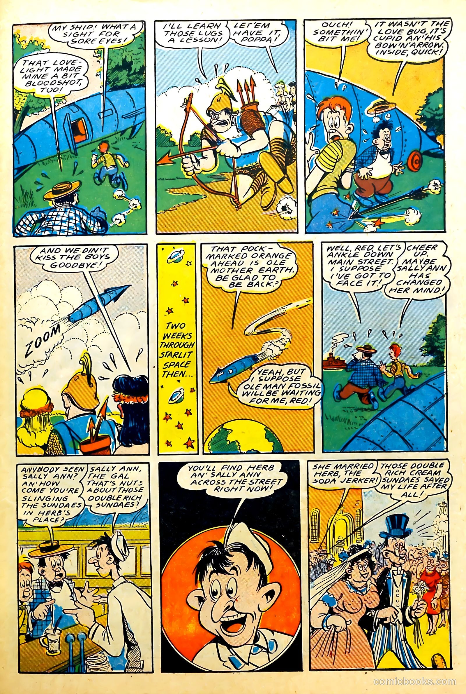 Captain Flight Comics #6 (1945) — page 35 of 53