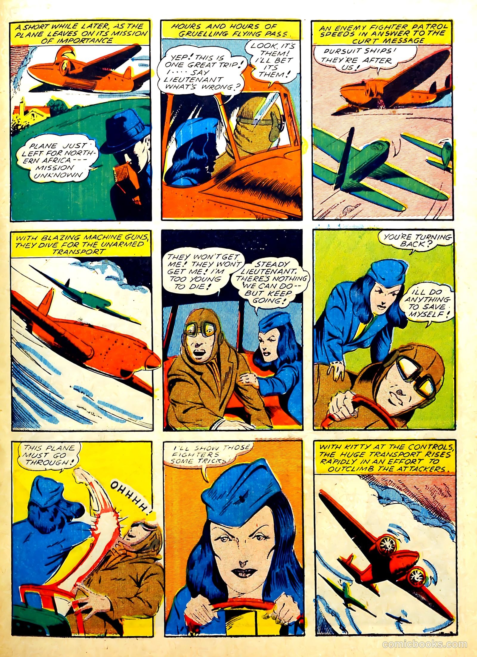 Captain Flight Comics #6 (1945) — page 37 of 53