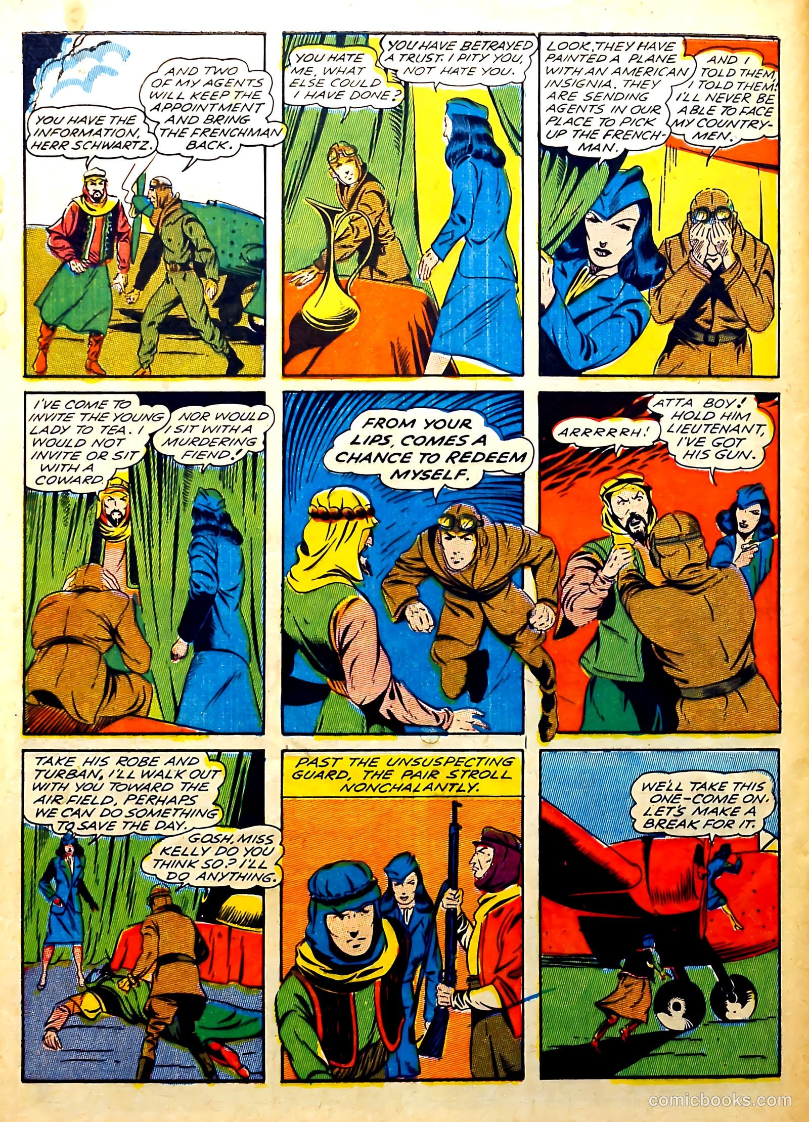 Captain Flight Comics #6 (1945) — page 40 of 53