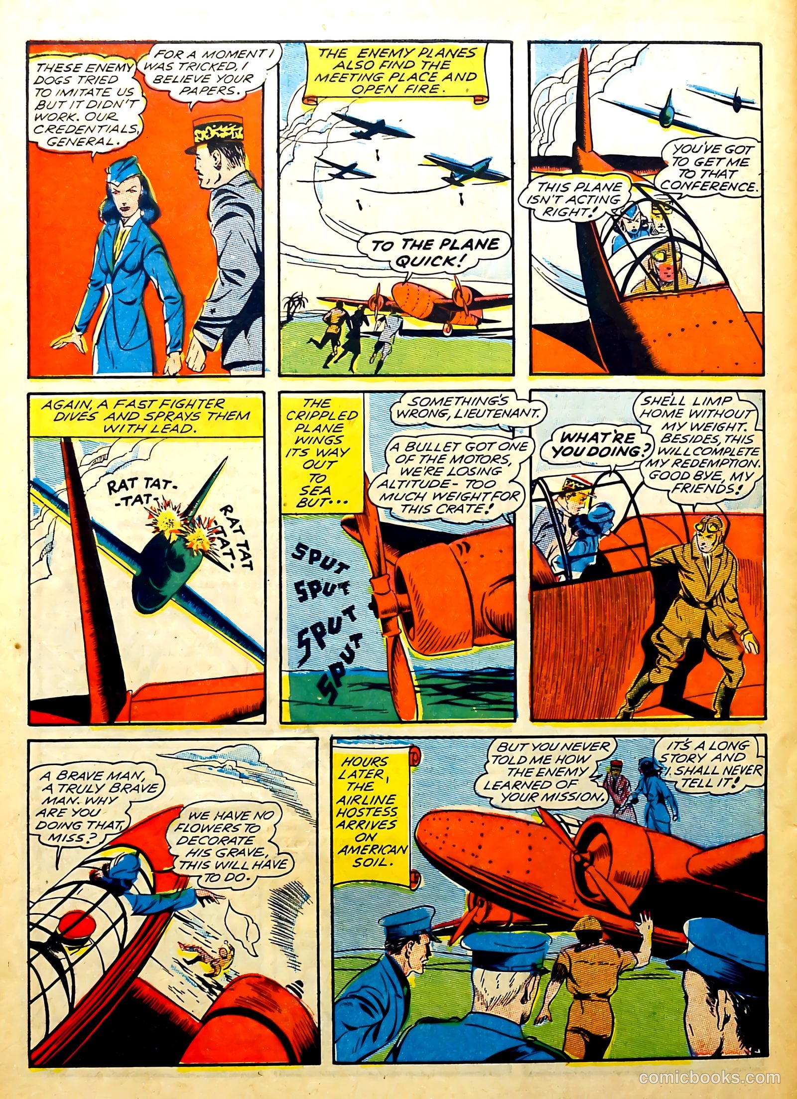 Captain Flight Comics #6 (1945) — page 42 of 53