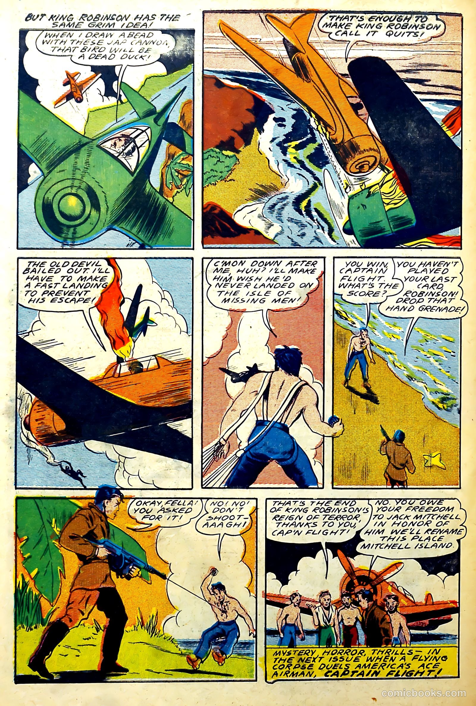 Captain Flight Comics #6 (1945) — page 50 of 53
