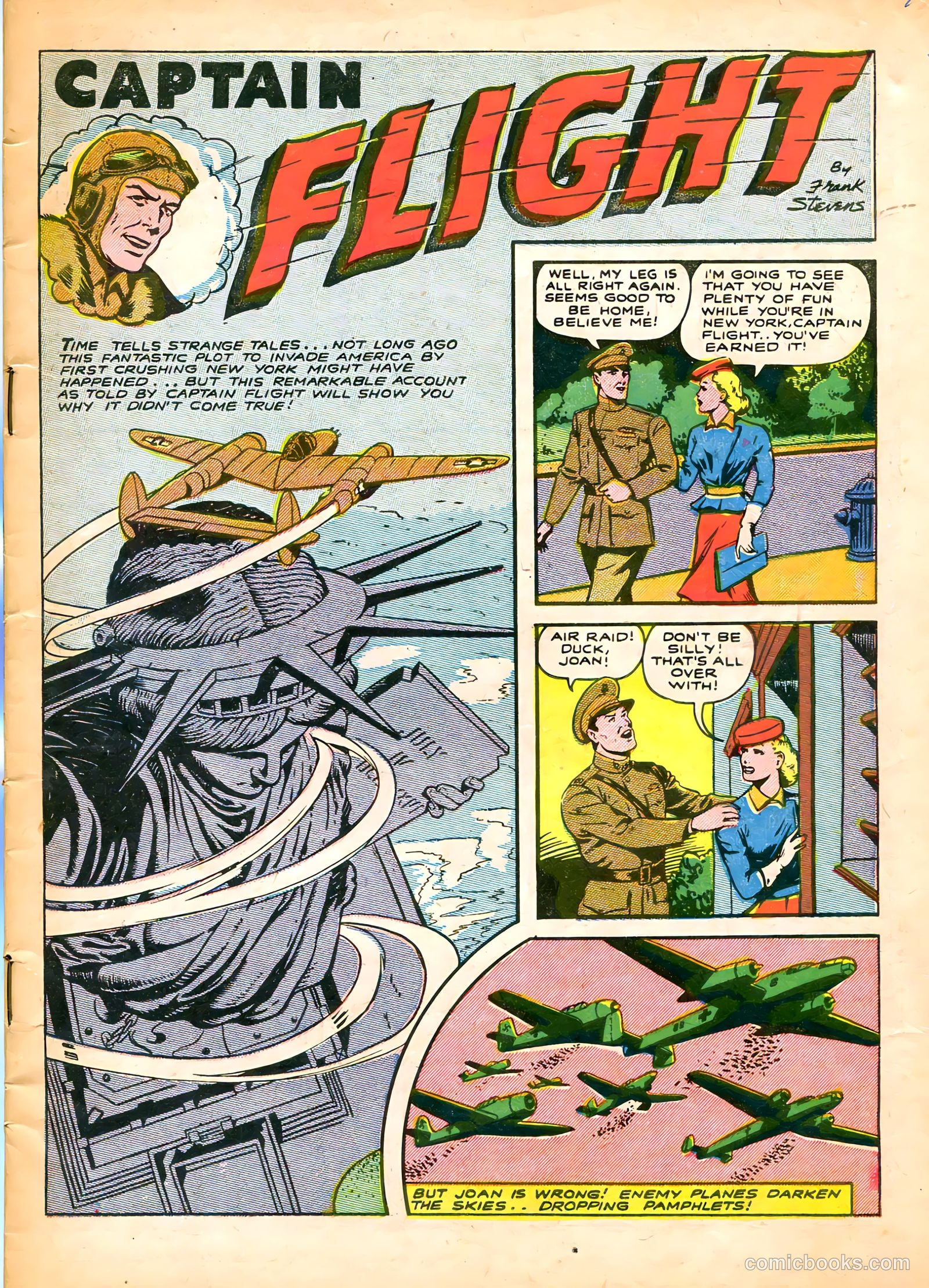 Captain Flight Comics #7 (1945) — page 3 of 52