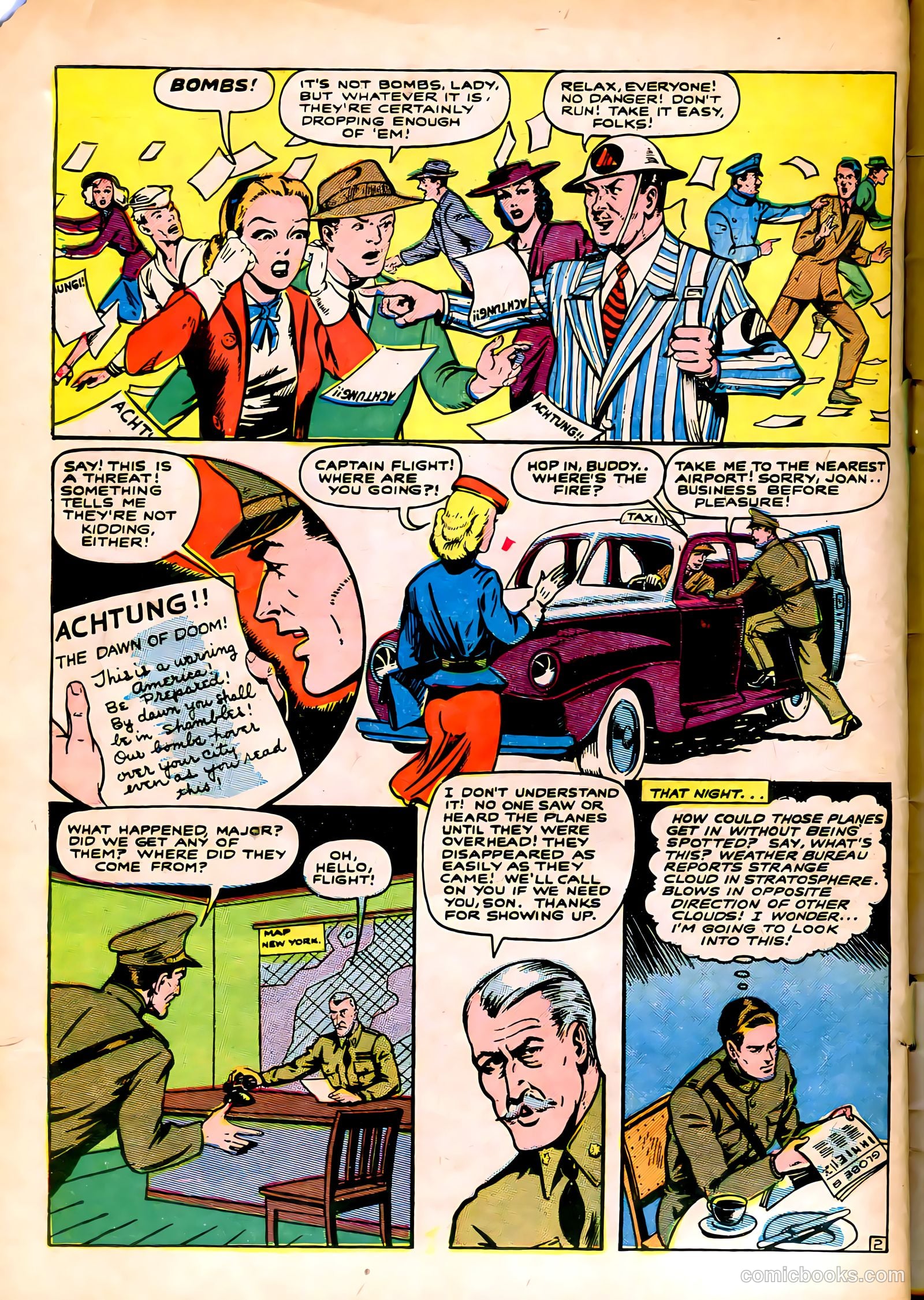 Captain Flight Comics #7 (1945) — page 4 of 52