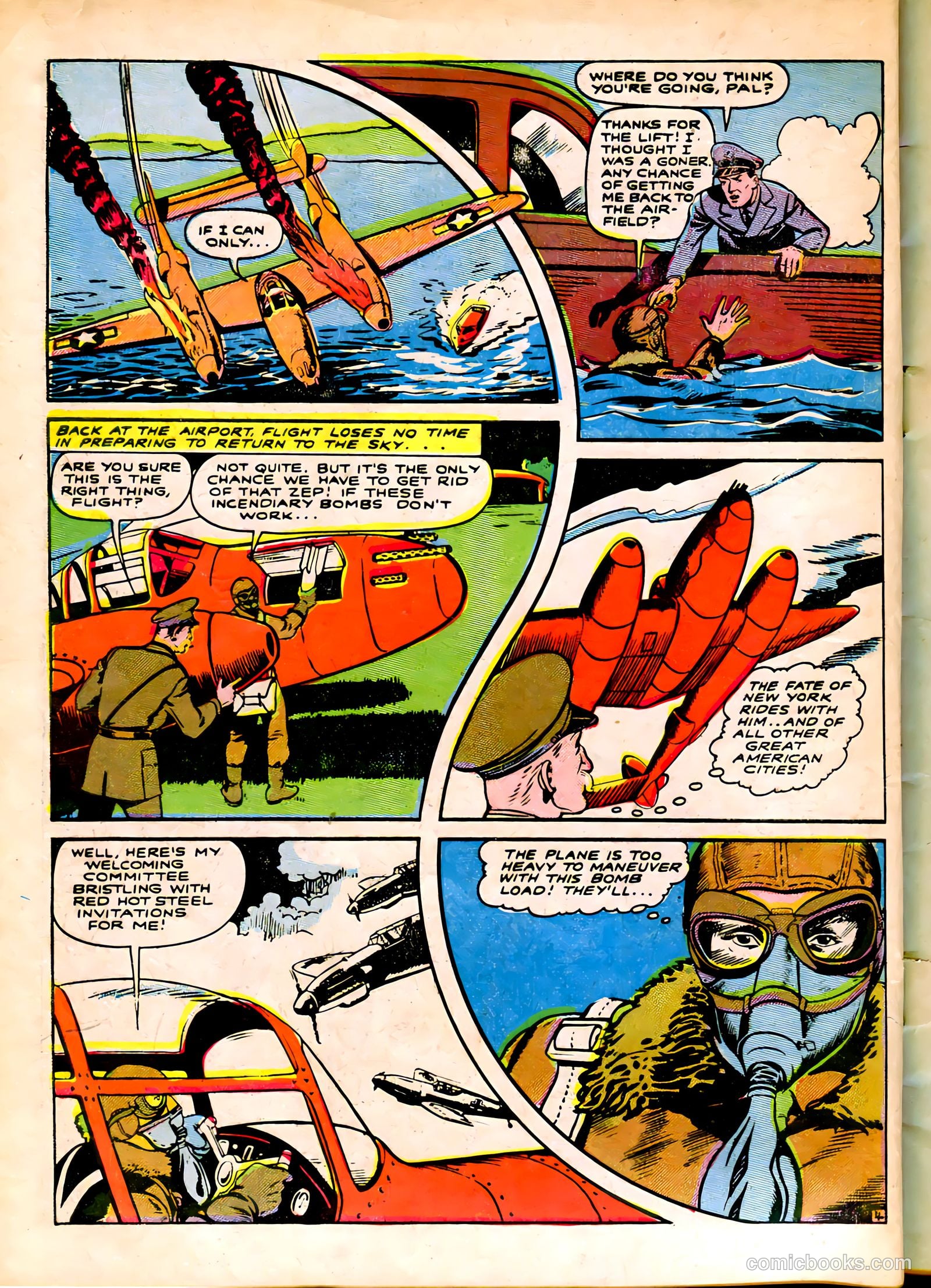 Captain Flight Comics #7 (1945) — page 6 of 52