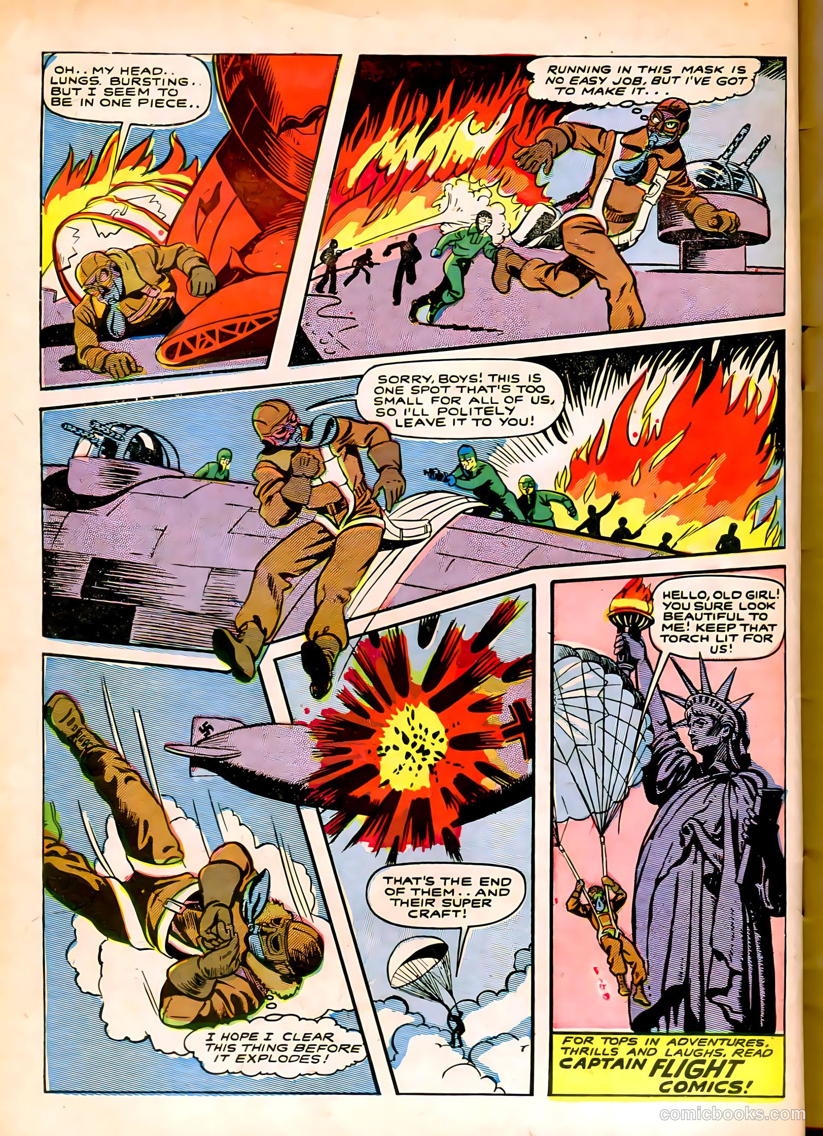 Captain Flight Comics #7 (1945) — page 8 of 52