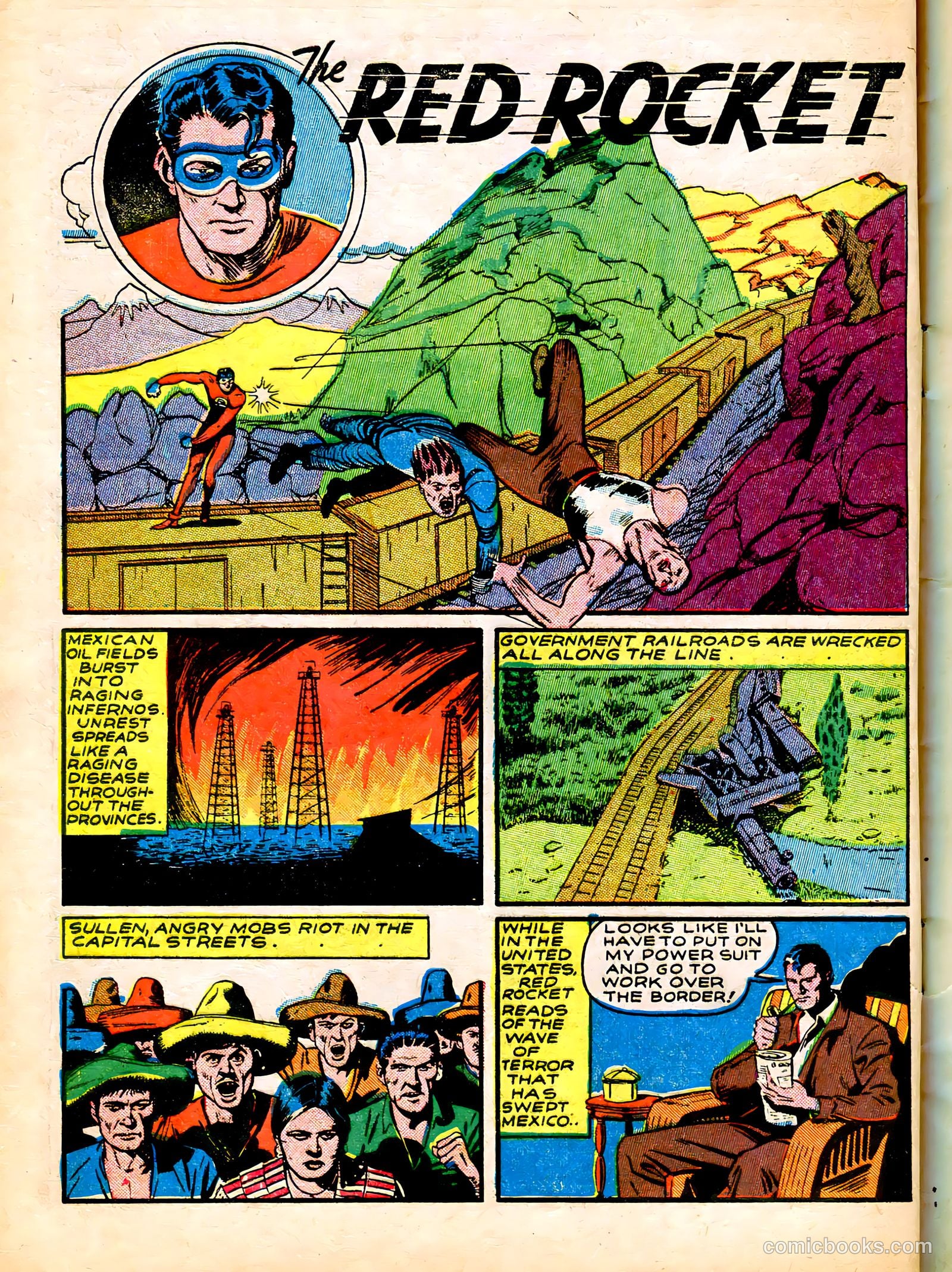 Captain Flight Comics #7 (1945) — page 10 of 52