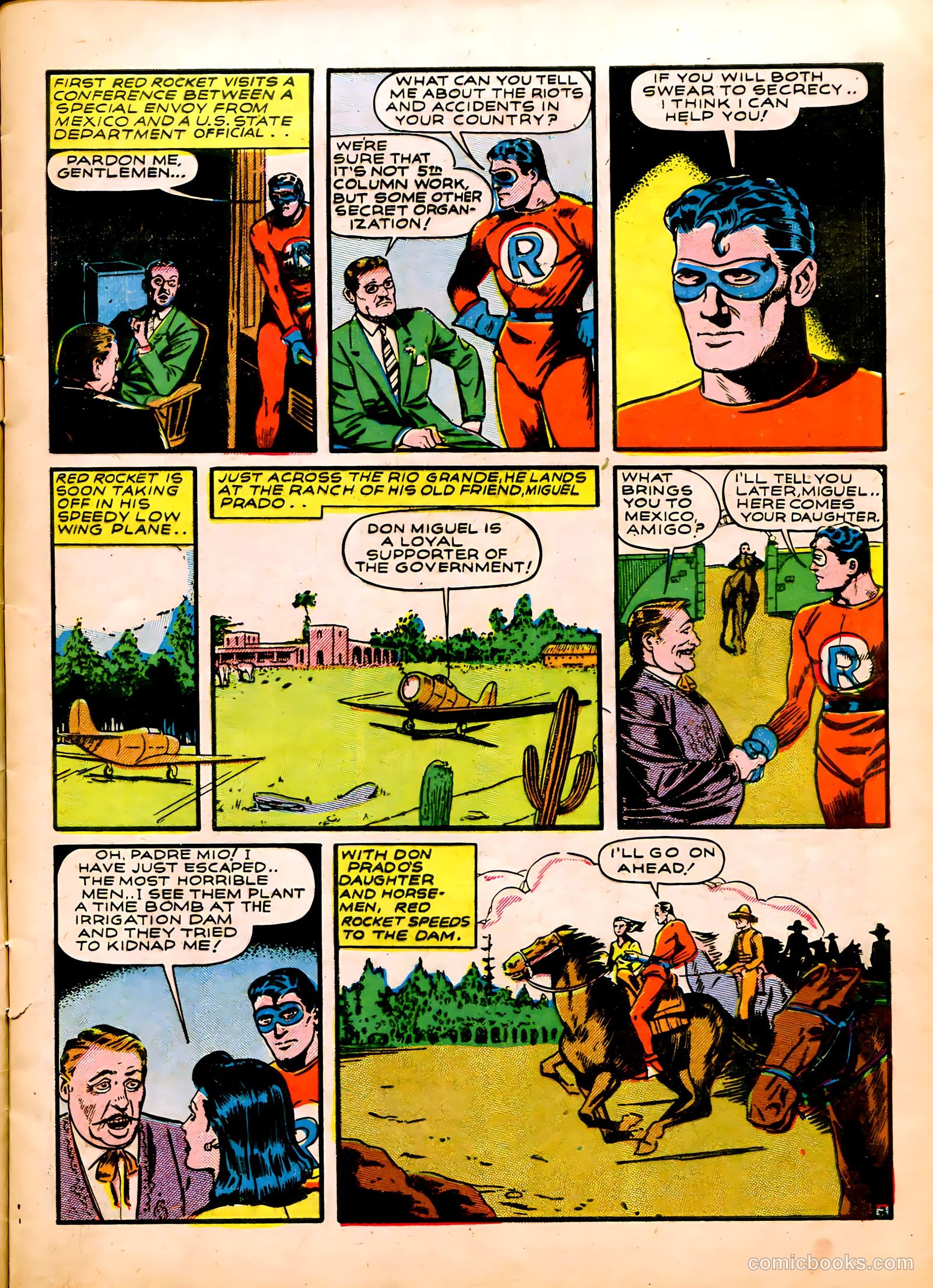 Captain Flight Comics #7 (1945) — page 11 of 52