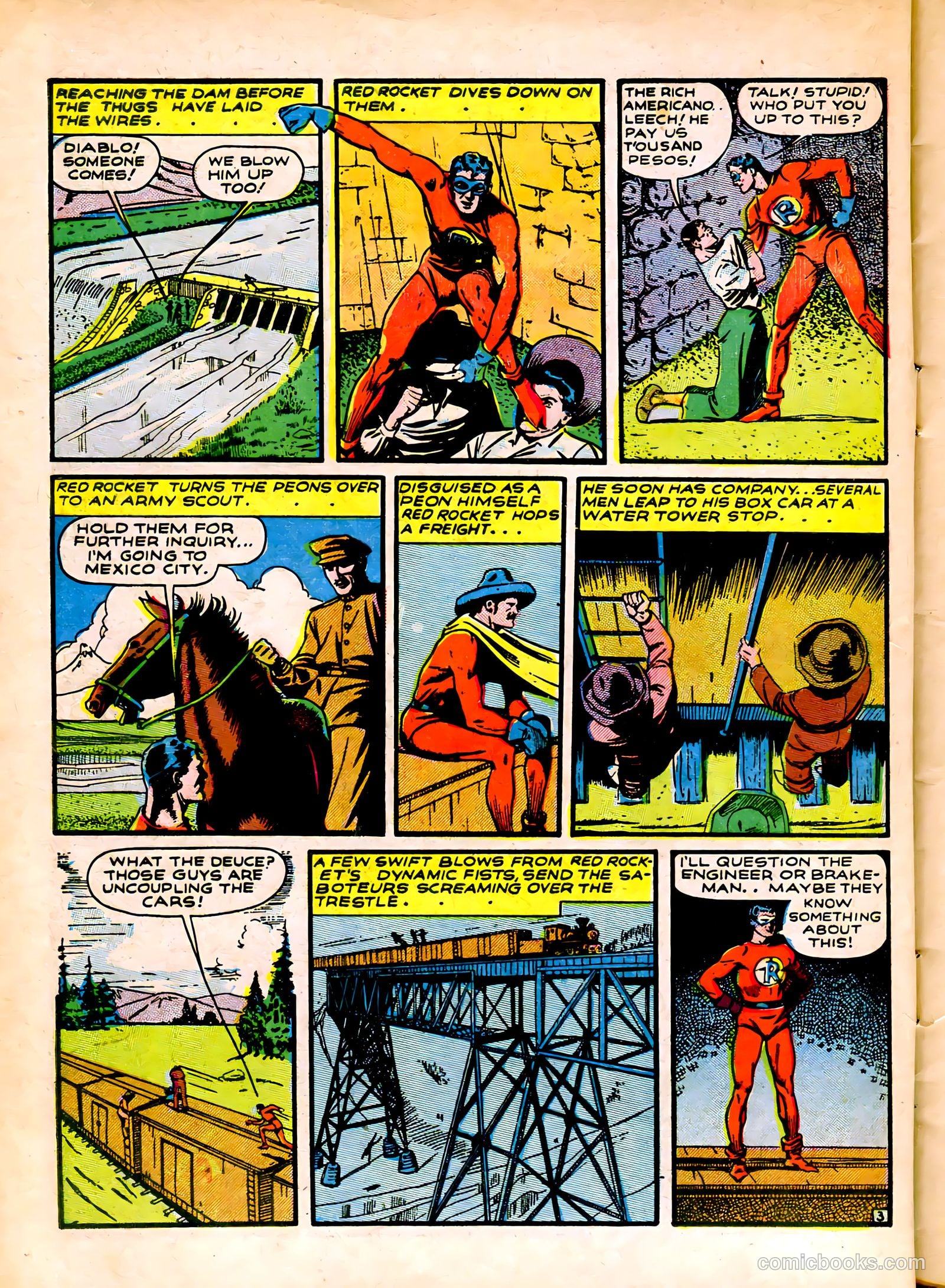 Captain Flight Comics #7 (1945) — page 12 of 52