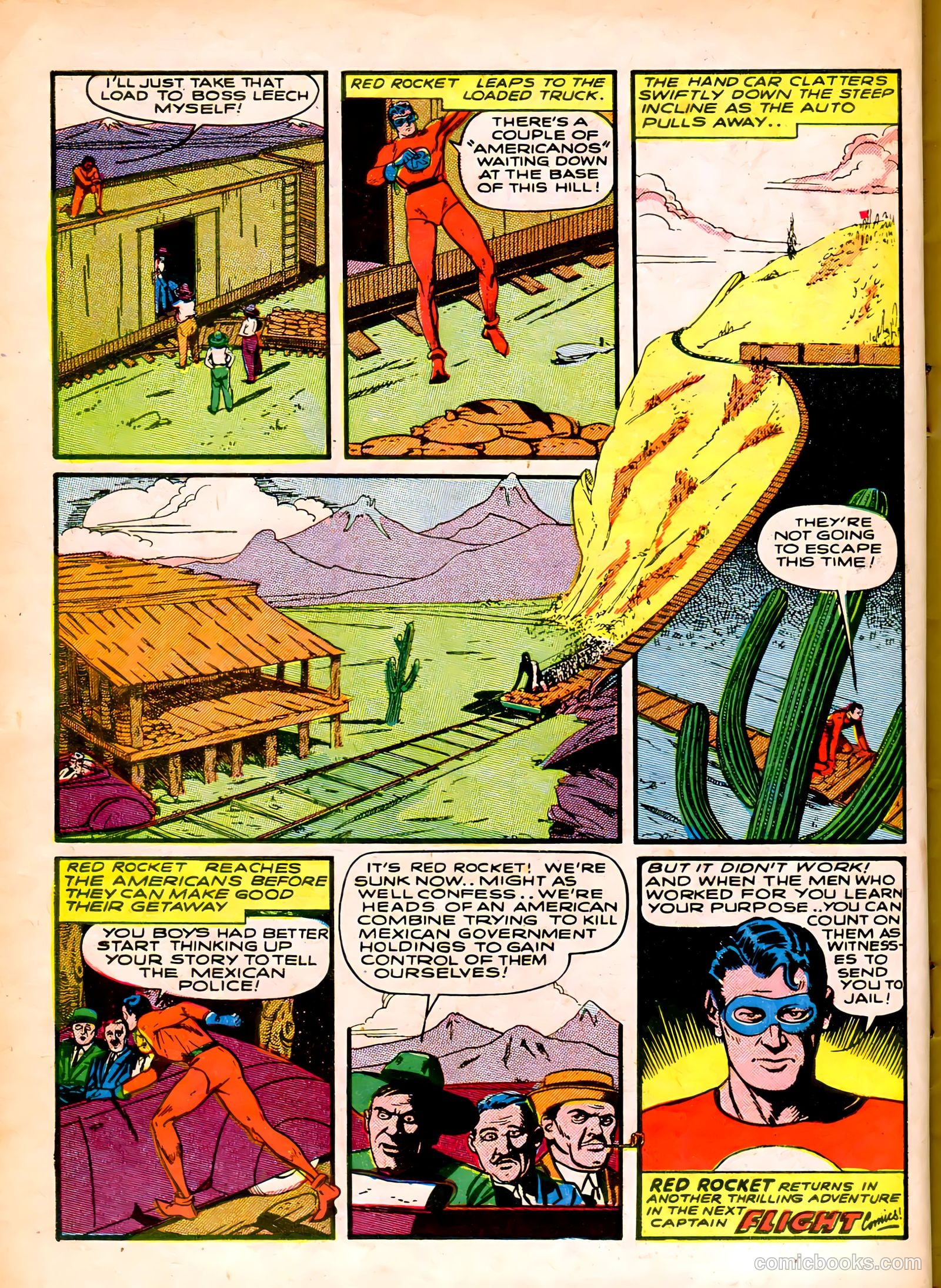 Captain Flight Comics #7 (1945) — page 14 of 52