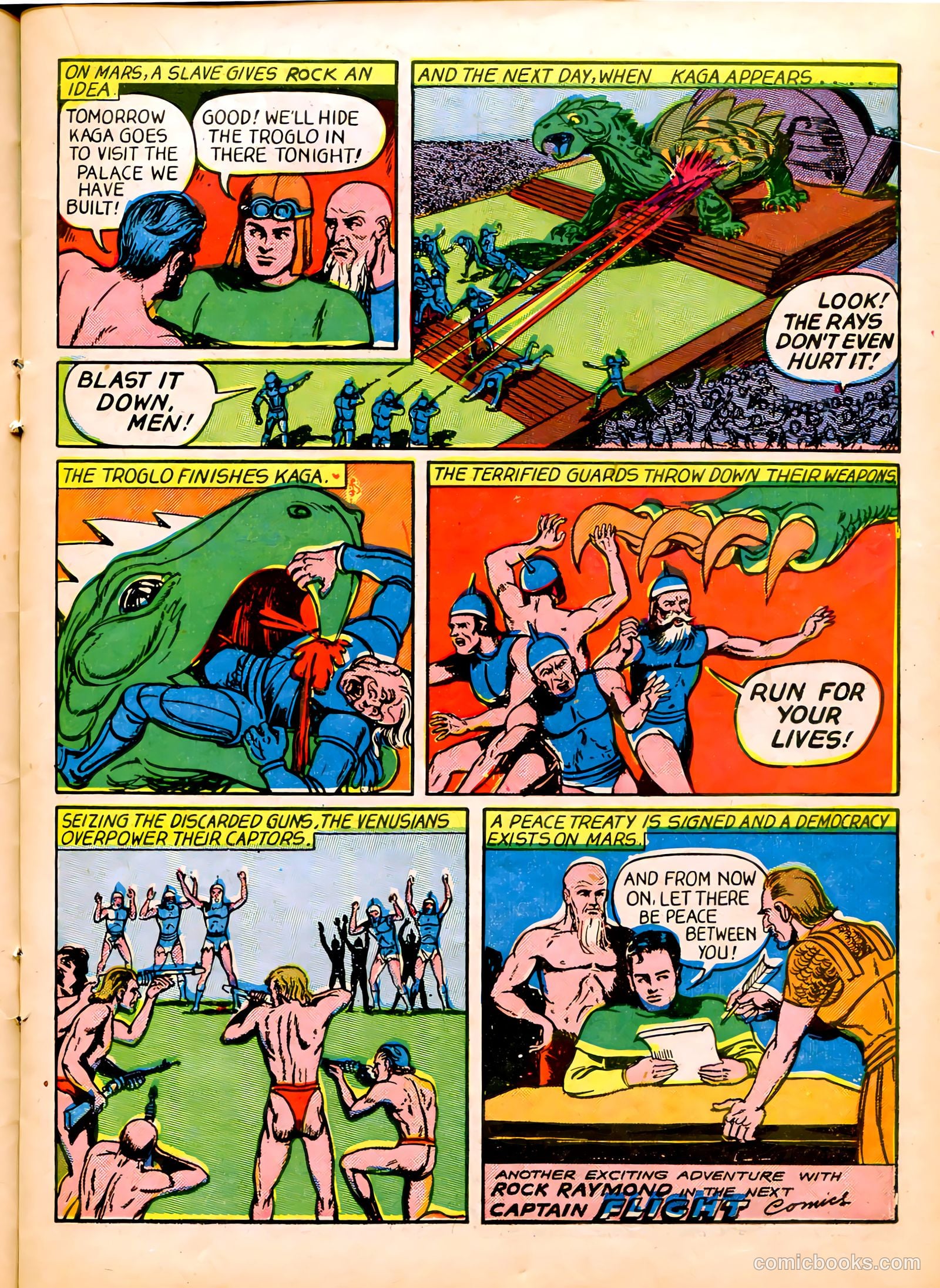 Captain Flight Comics #7 (1945) — page 21 of 52