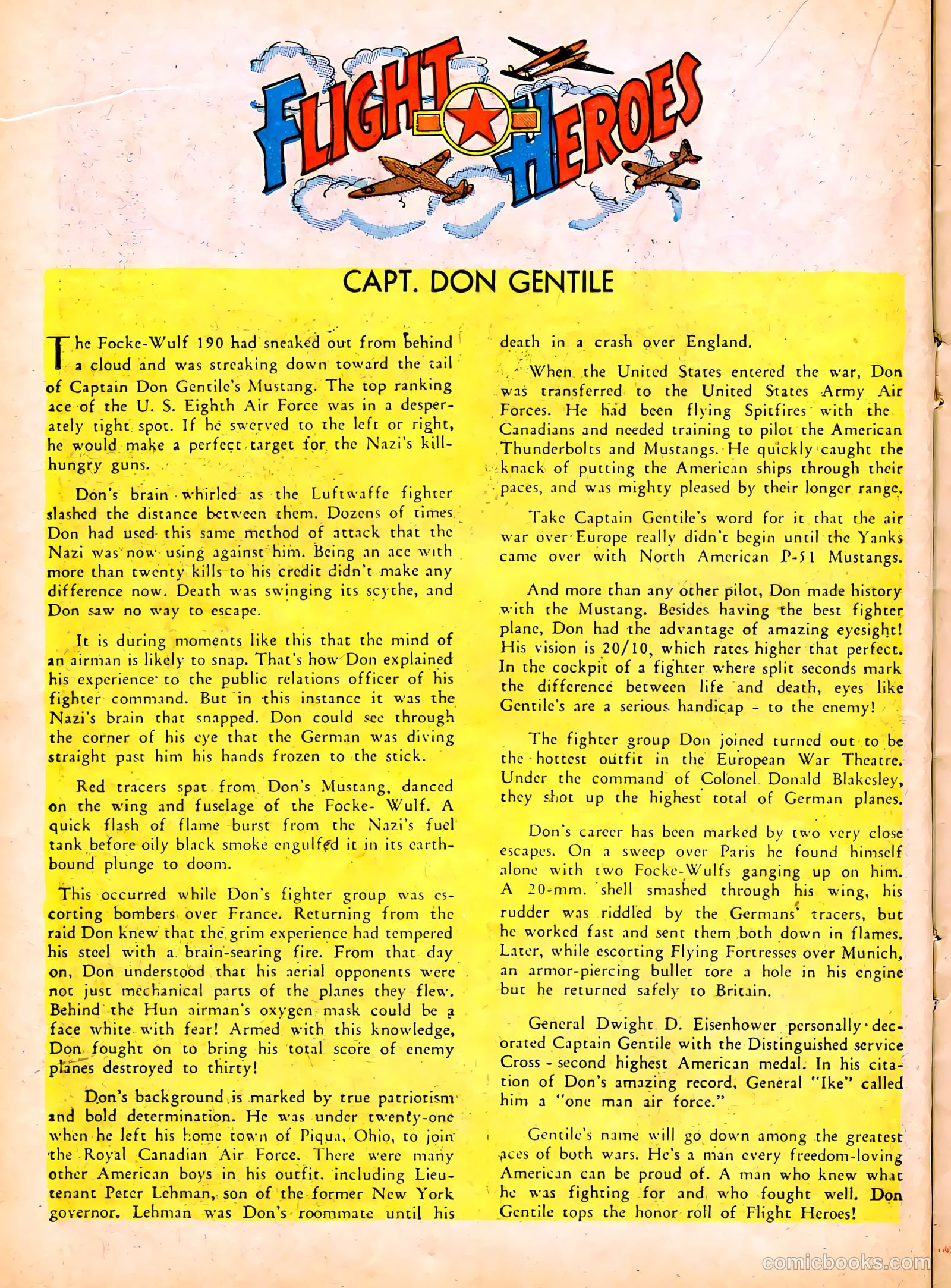 Captain Flight Comics #7 (1945) — page 22 of 52