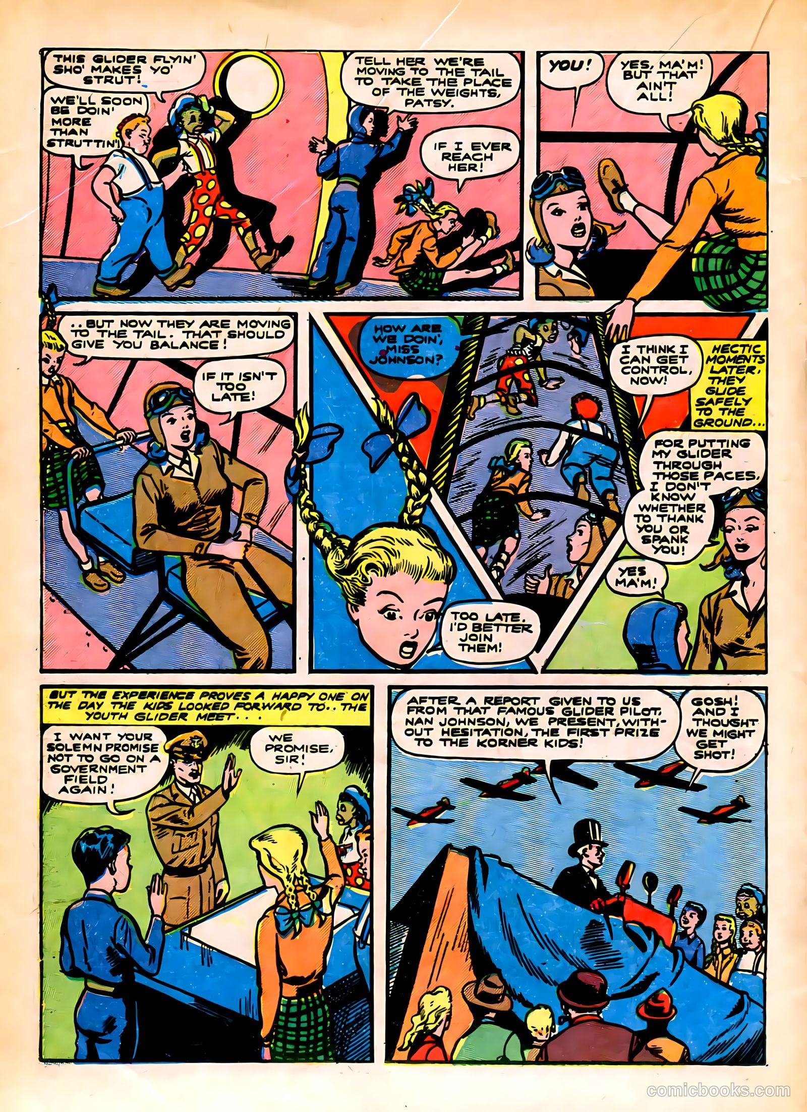Captain Flight Comics #7 (1945) — page 28 of 52