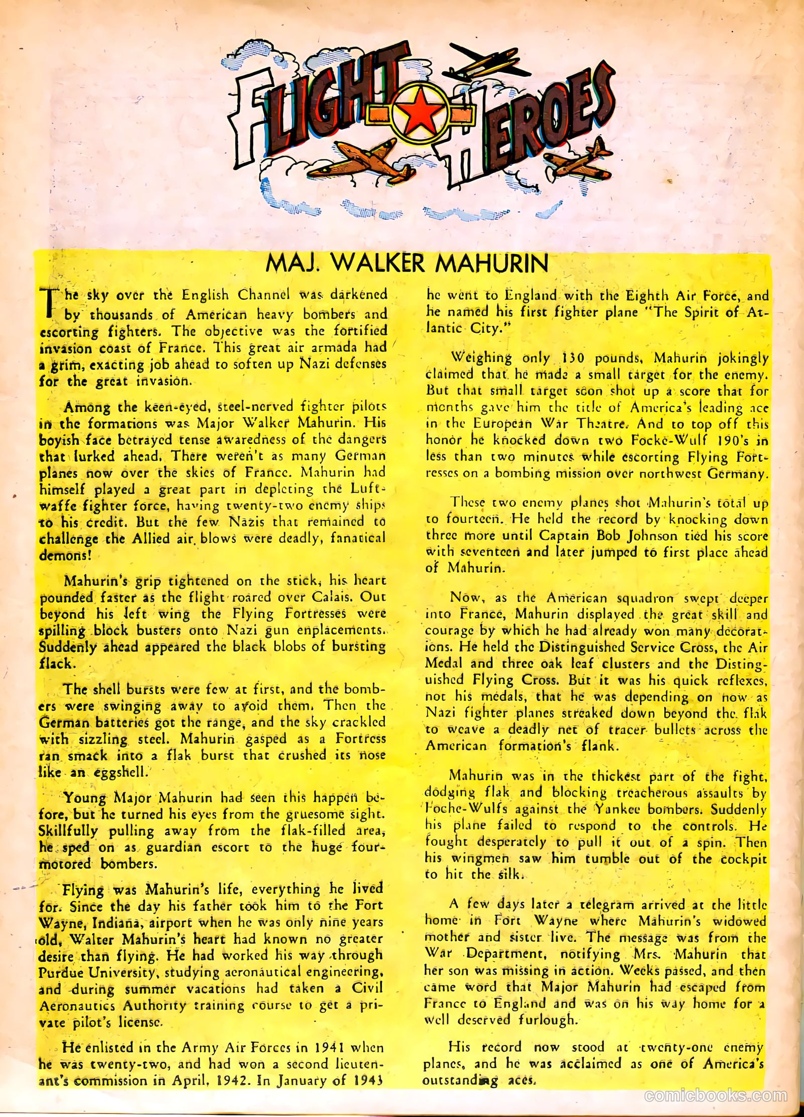 Captain Flight Comics #7 (1945) — page 34 of 52