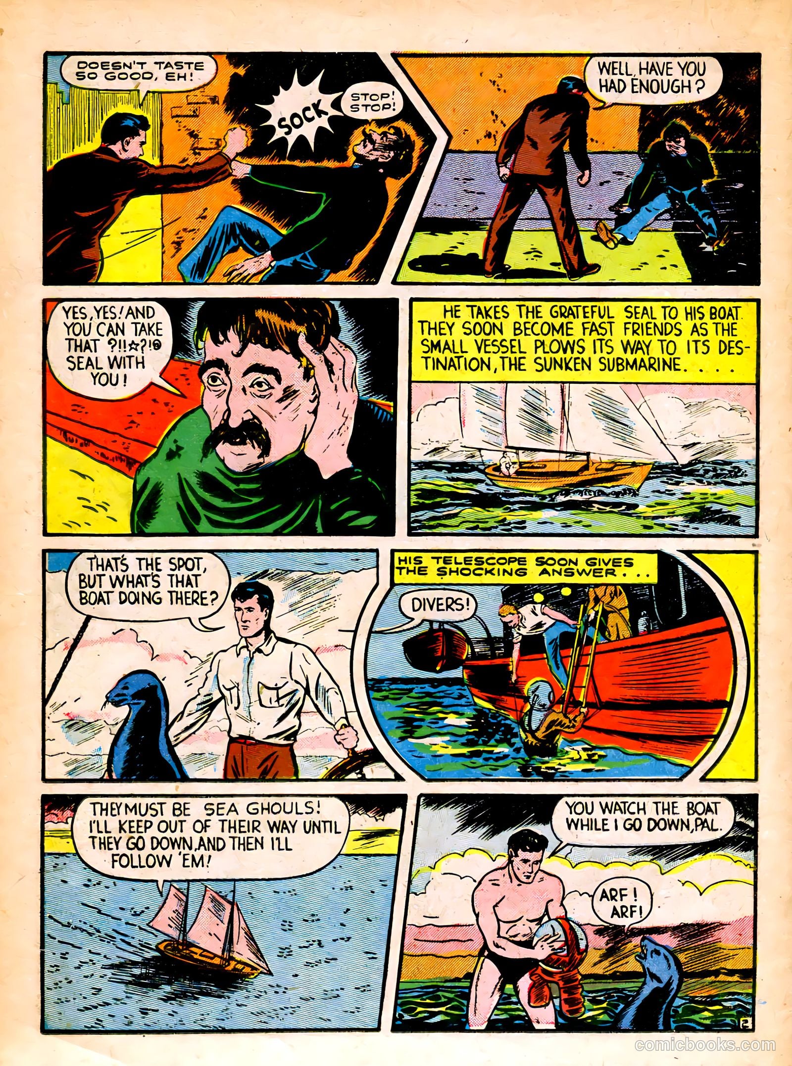 Captain Flight Comics #7 (1945) — page 36 of 52