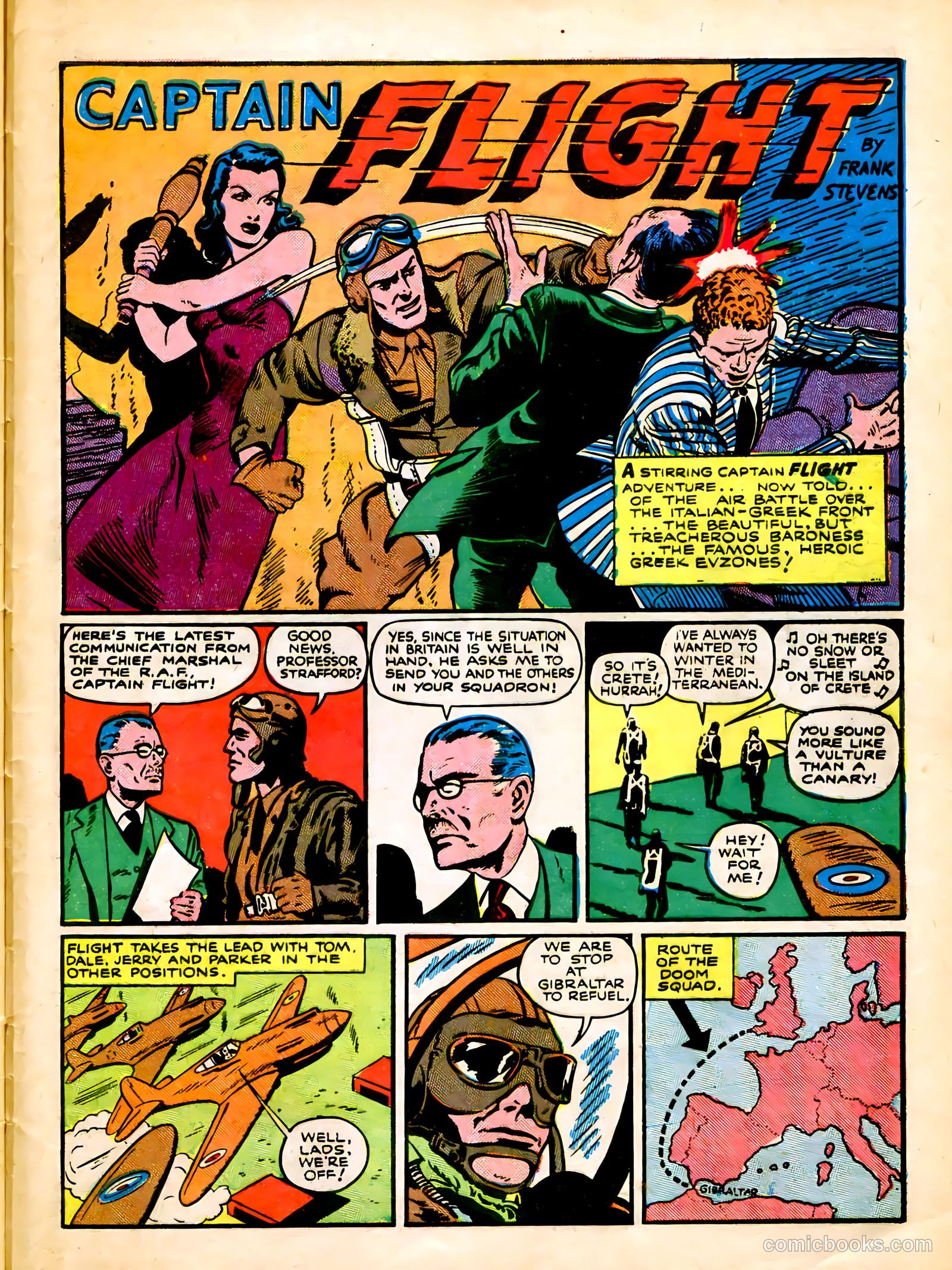 Captain Flight Comics #7 (1945) — page 43 of 52