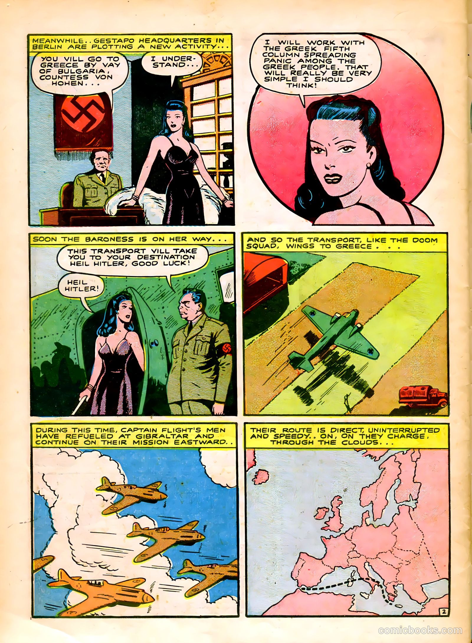 Captain Flight Comics #7 (1945) — page 44 of 52