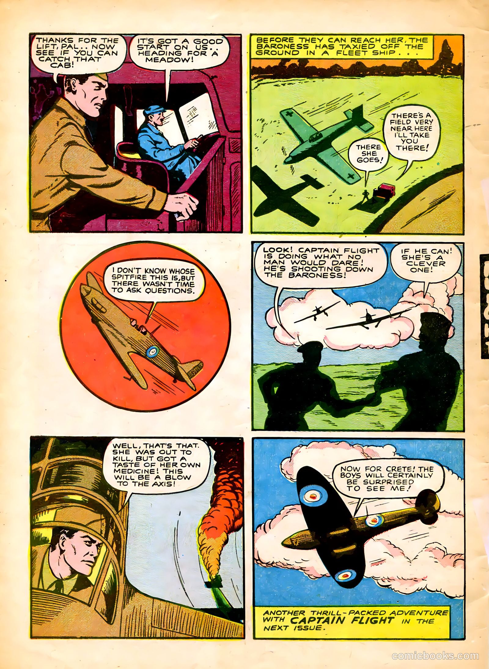 Captain Flight Comics #7 (1945) — page 50 of 52
