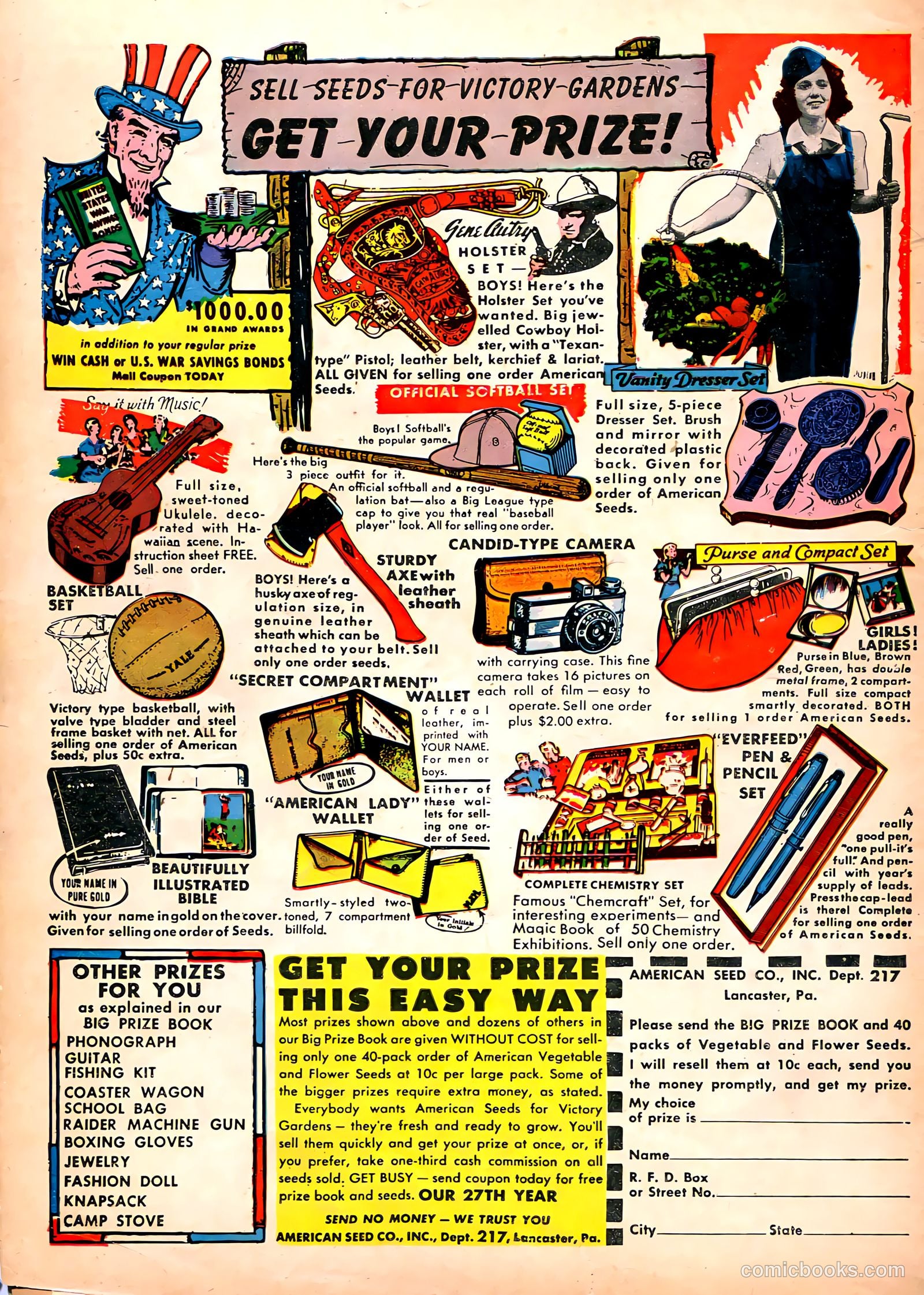 Captain Flight Comics #7 (1945) — page 52 of 52