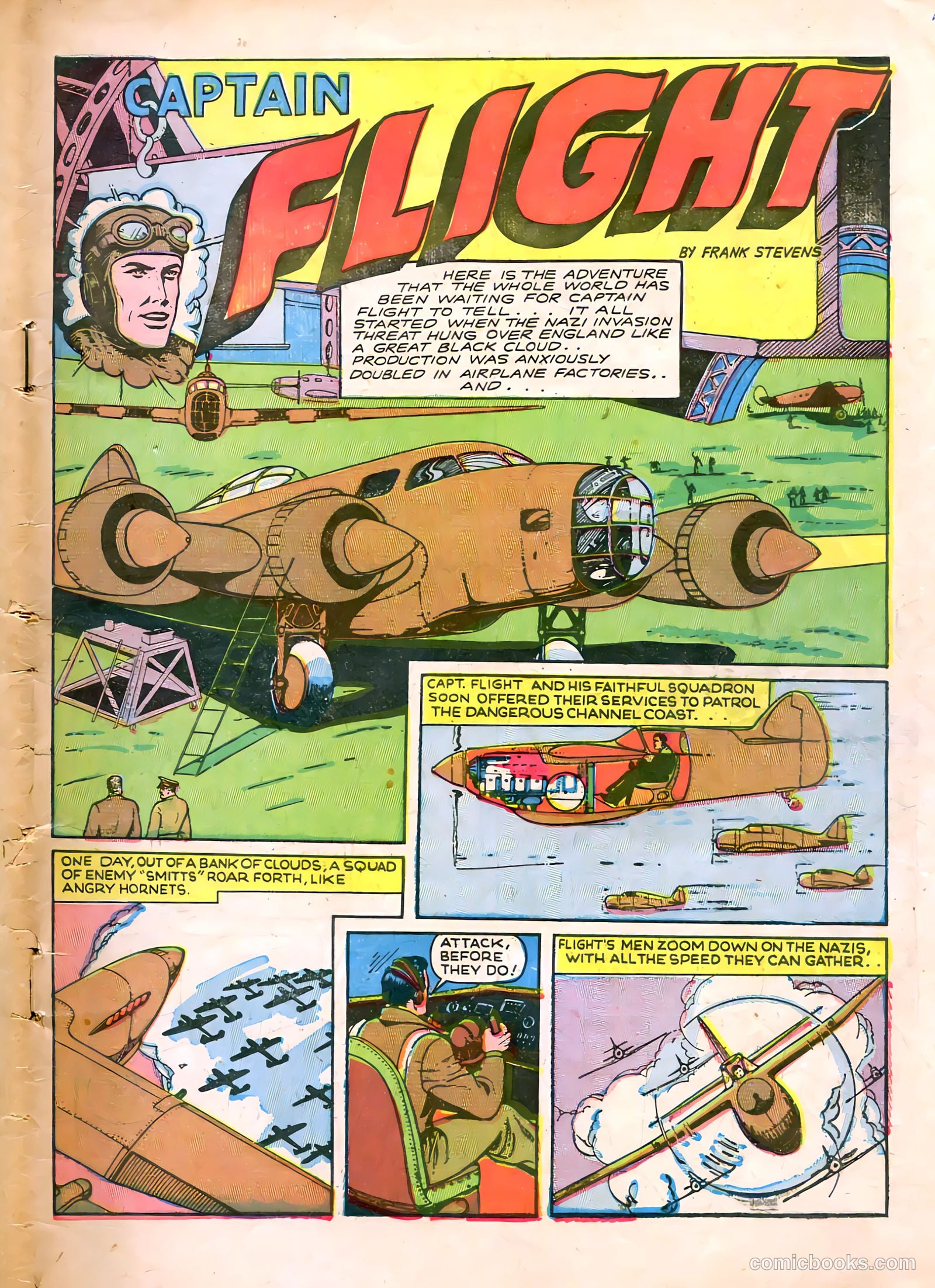 Captain Flight Comics #8 (1945) — page 3 of 52