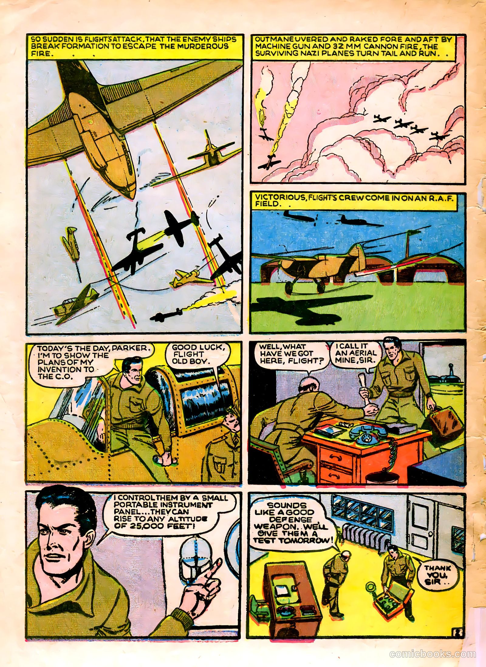 Captain Flight Comics #8 (1945) — page 4 of 52